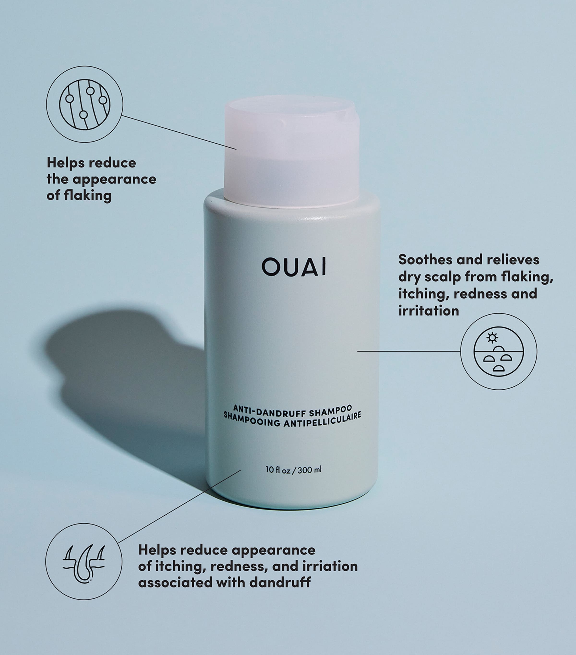 Anti-Dandruff Shampoo (300ml) NO COLOUR Image 3