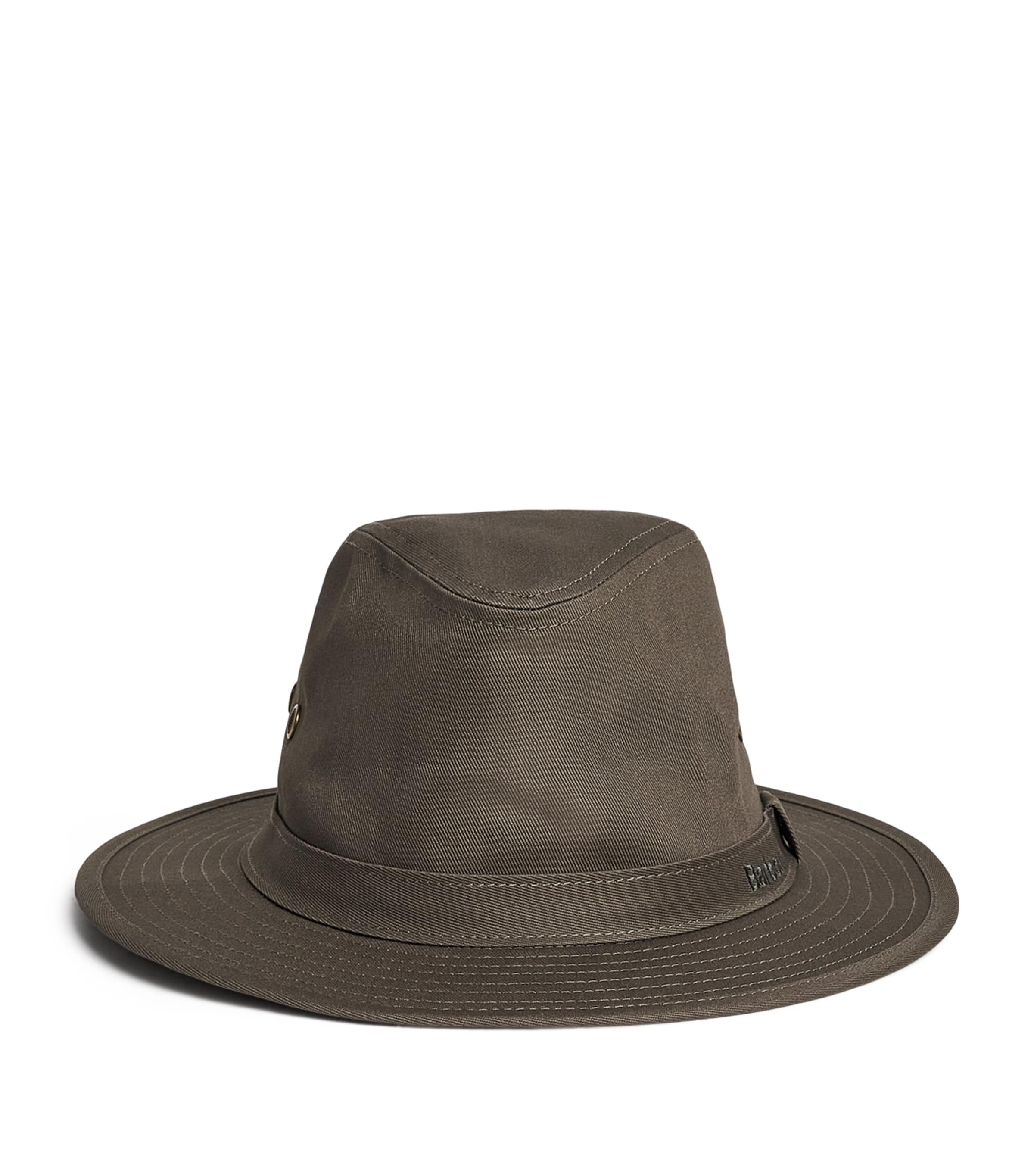 Waxed Cotton Dawson Safari Hat OLIVEOL51 Image 1