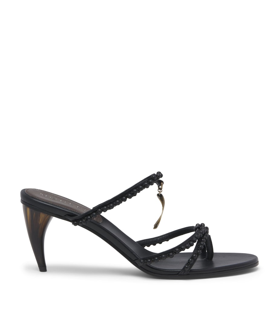 McQueen Beaded Rosa Heeled Sandals 70 Image 1