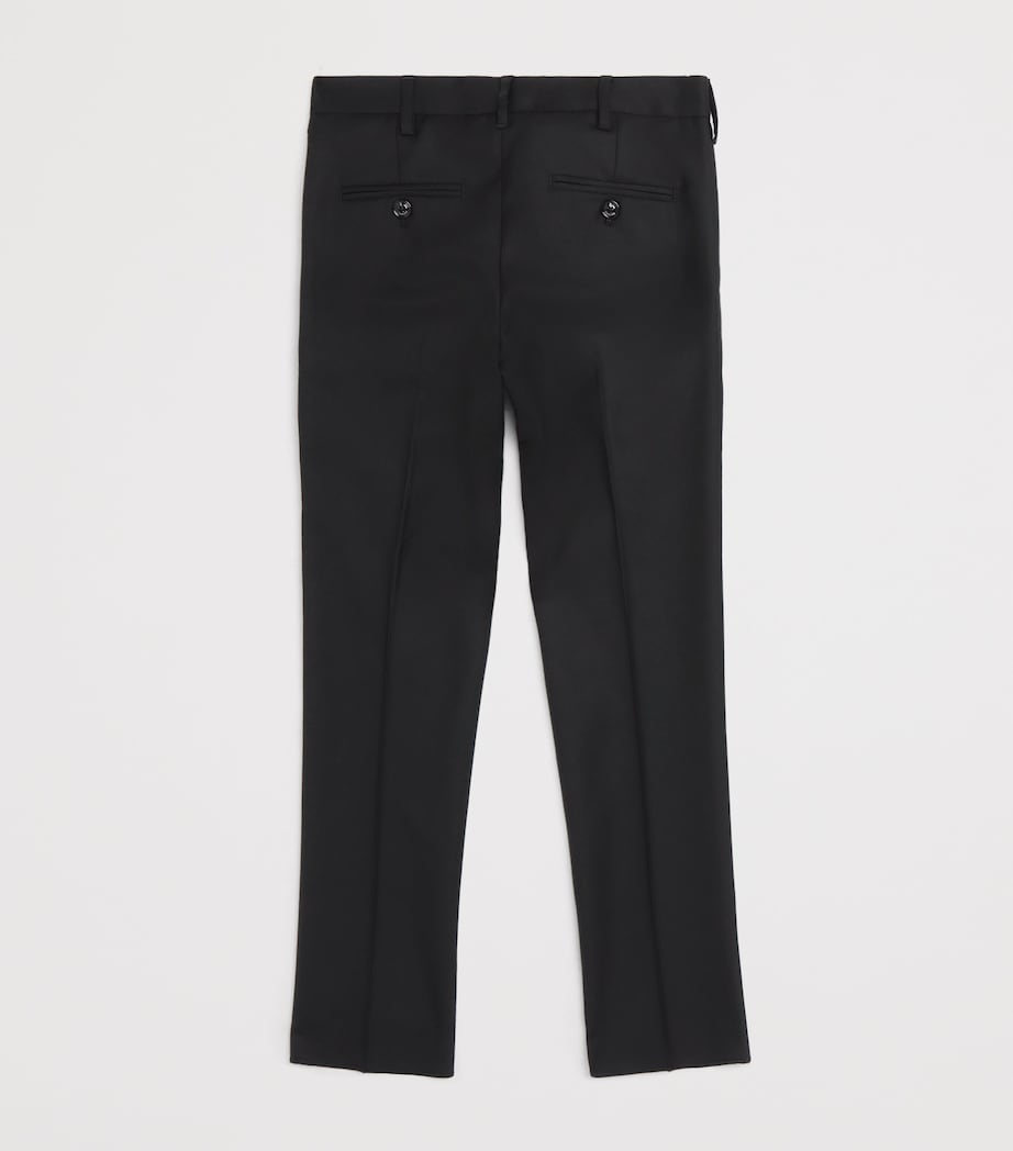 Stefano Ricci Kids Wool Chinos (6-16 Years) C. Black Image 2