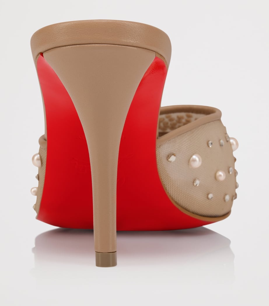 Christian Louboutin Miss Z Embellished Mules 80 Image 4