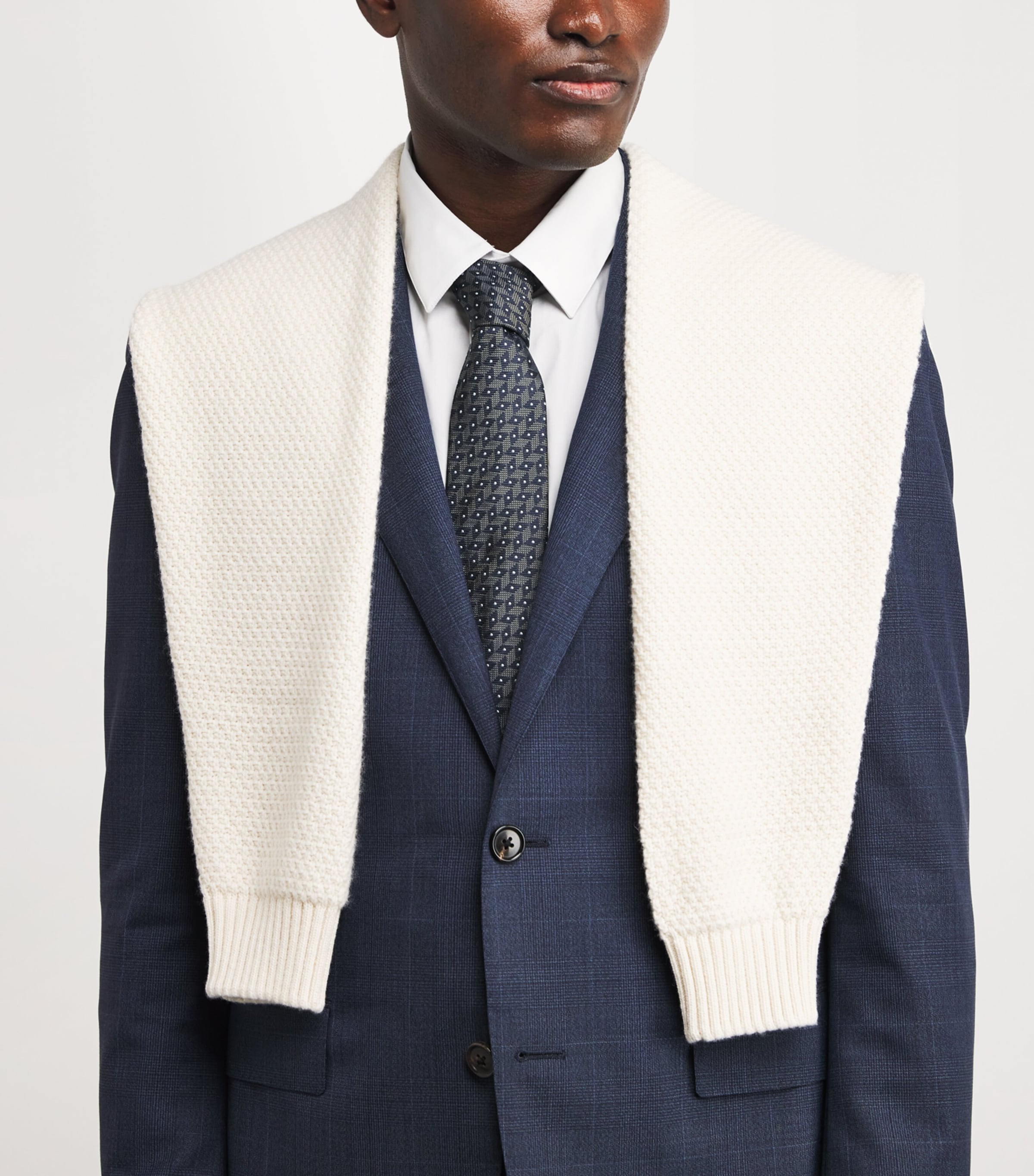 Giorgio Armani Silk Geometric Tie Image 2
