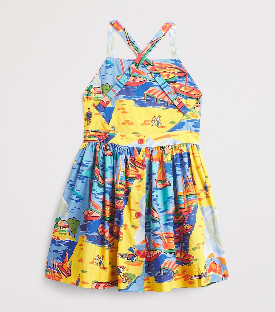 Cotton Riviera Print Dress (2-6 Years) MULTI Image 2