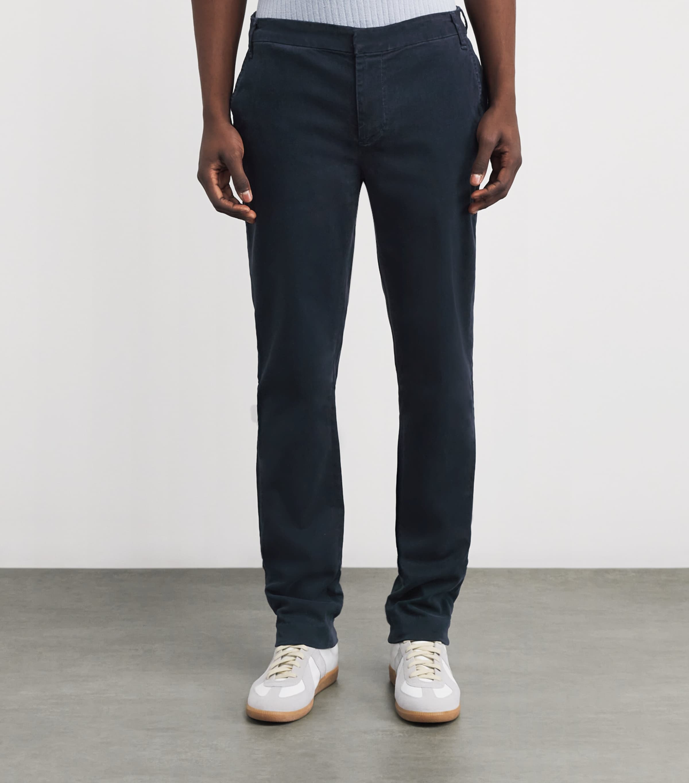 FRAME Mens Slim Chinos Navy Image 3