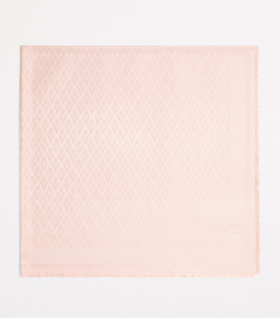 Silk-Wool Toute La V Shawl 0LZ Image 2