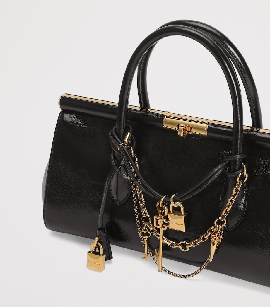 Calfskin Marlene Everyday Shoulder Bag 8I984-NERO/OTTO Image 6