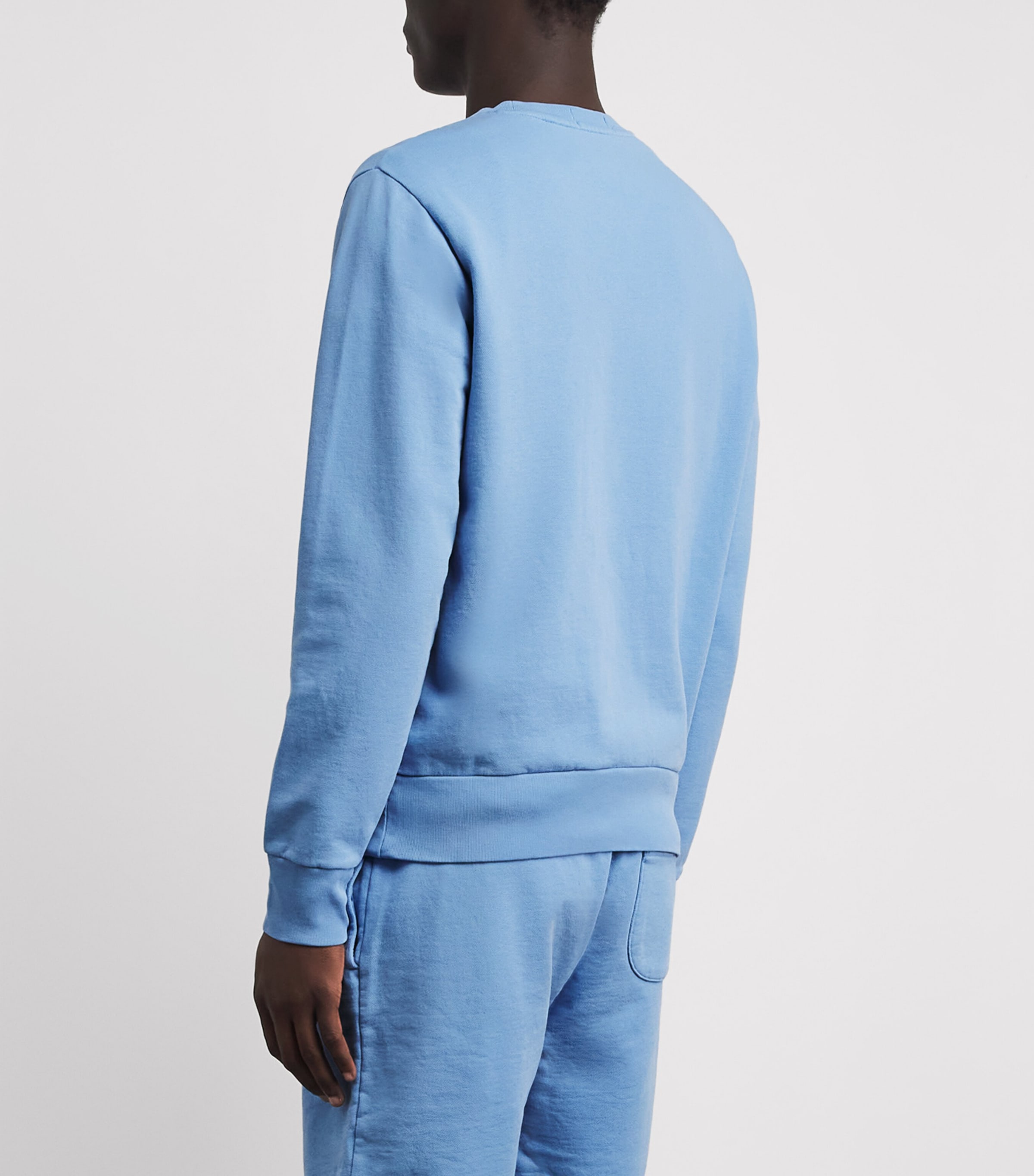 Polo Ralph Lauren Mens Cotton Loopback Fleece Sweatshirt Bristol Blue Image 5