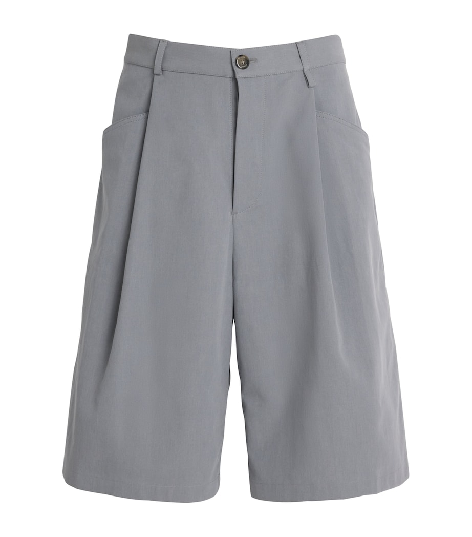Willy Chavarria Mens Chilango Shorts Concrete Image 1