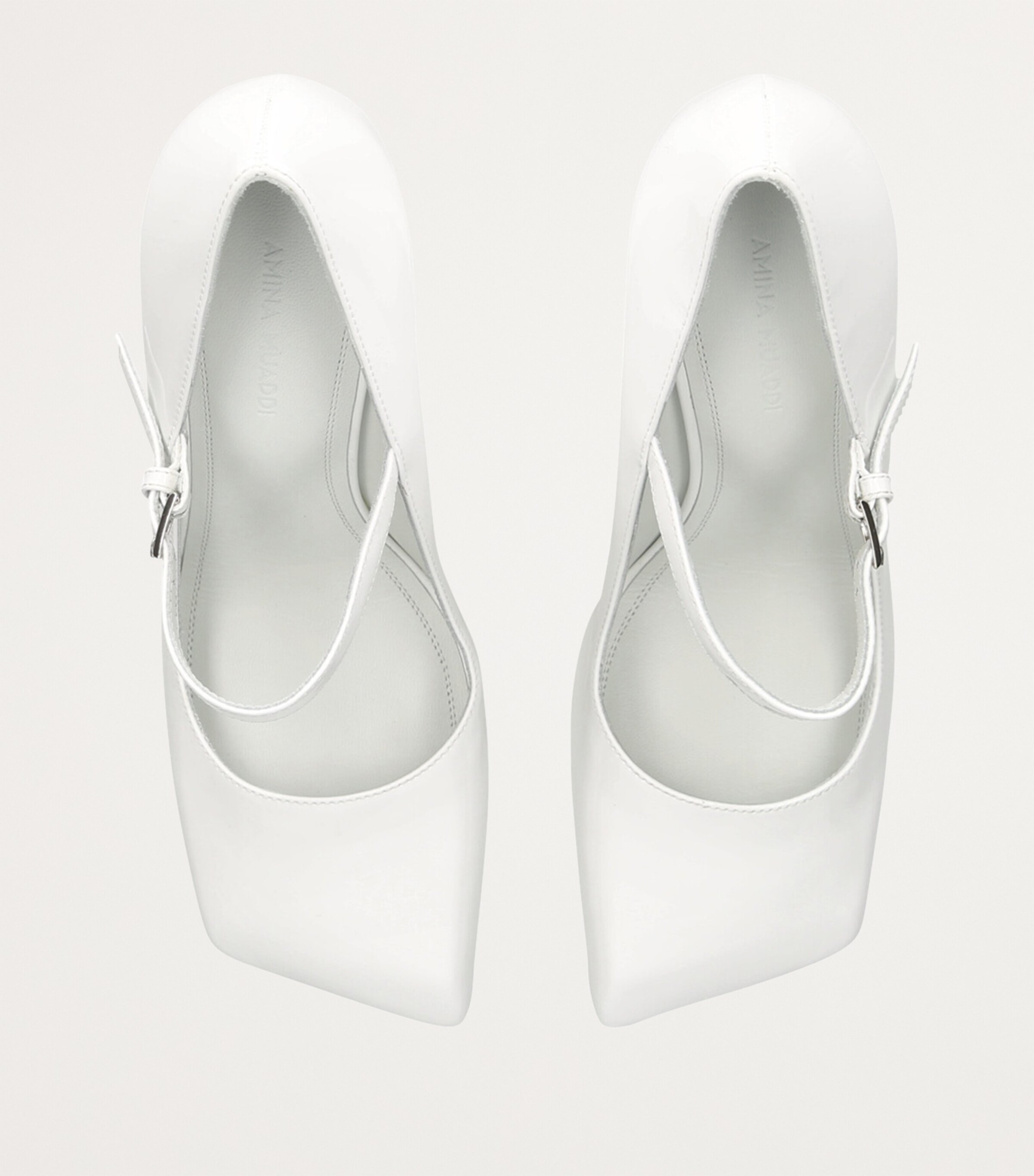 Patent Leather Charlotte Mary Janes 95 WHITE Image 4