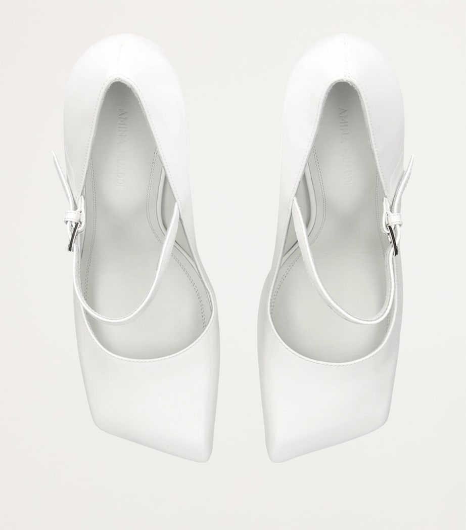 Patent Leather Charlotte Mary Janes 95 WHITE Image 4