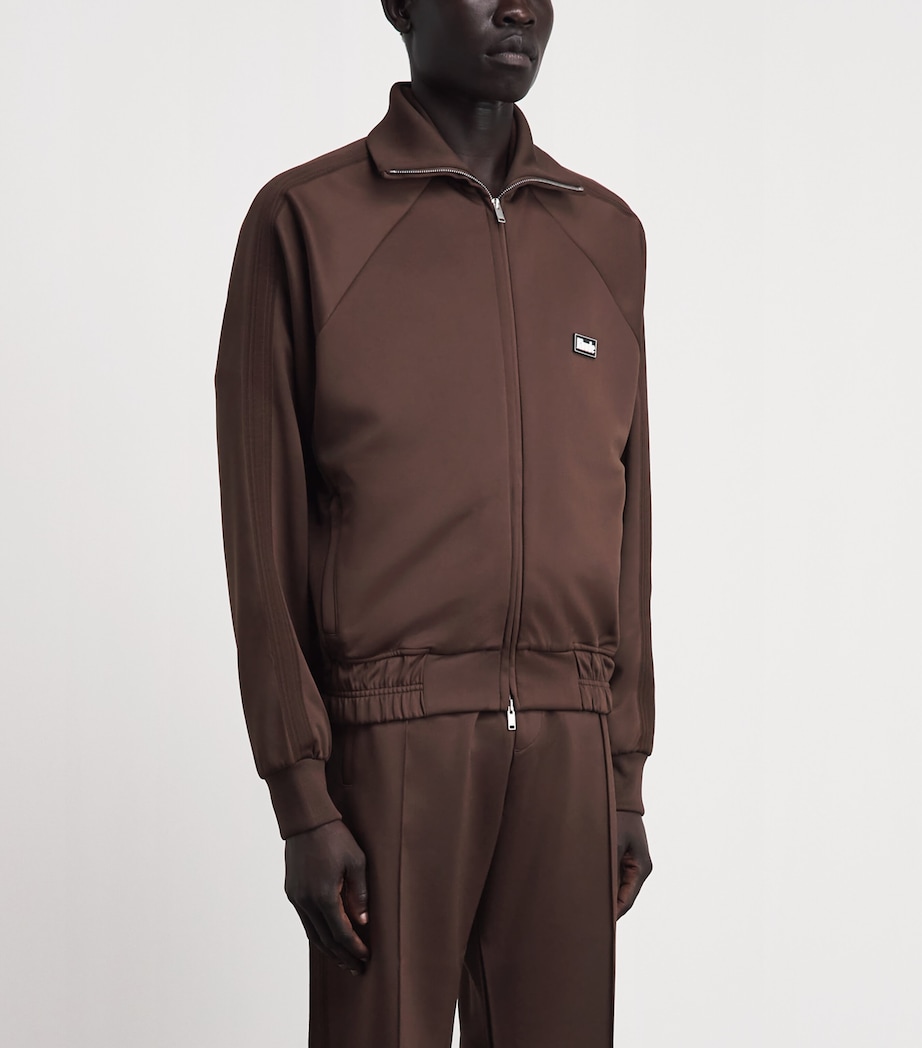 Rhude Mens Madera Track Jacket Chocolate / Image 4