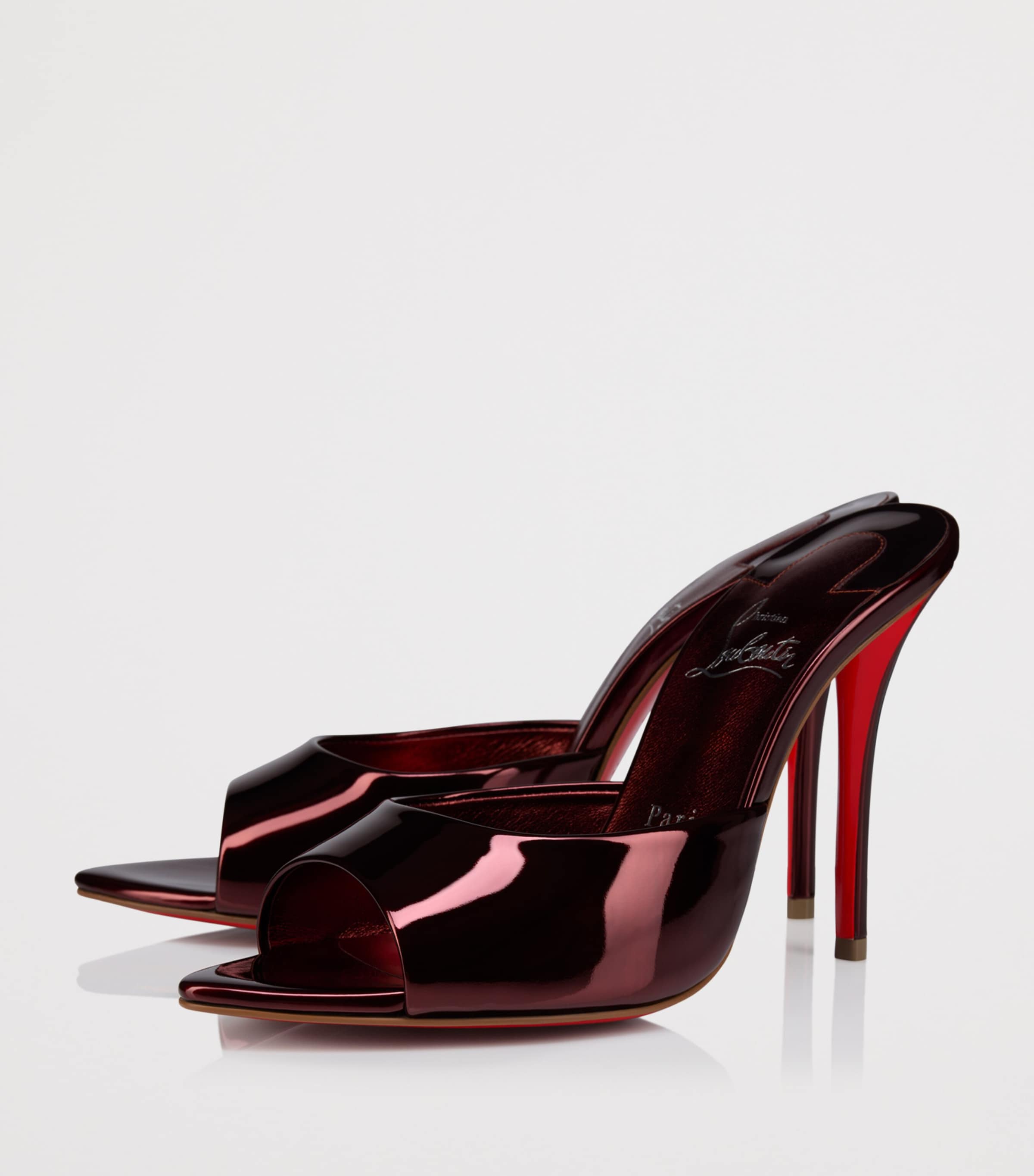 Miss Z Patent Leather Mules 100 7222 Image 2
