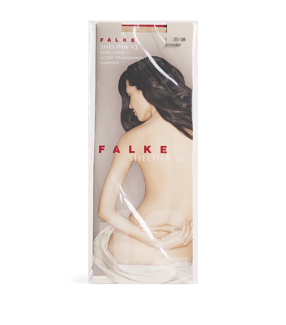 Falke Womens Shelina 12 Knee-High Socks Powder Image 1