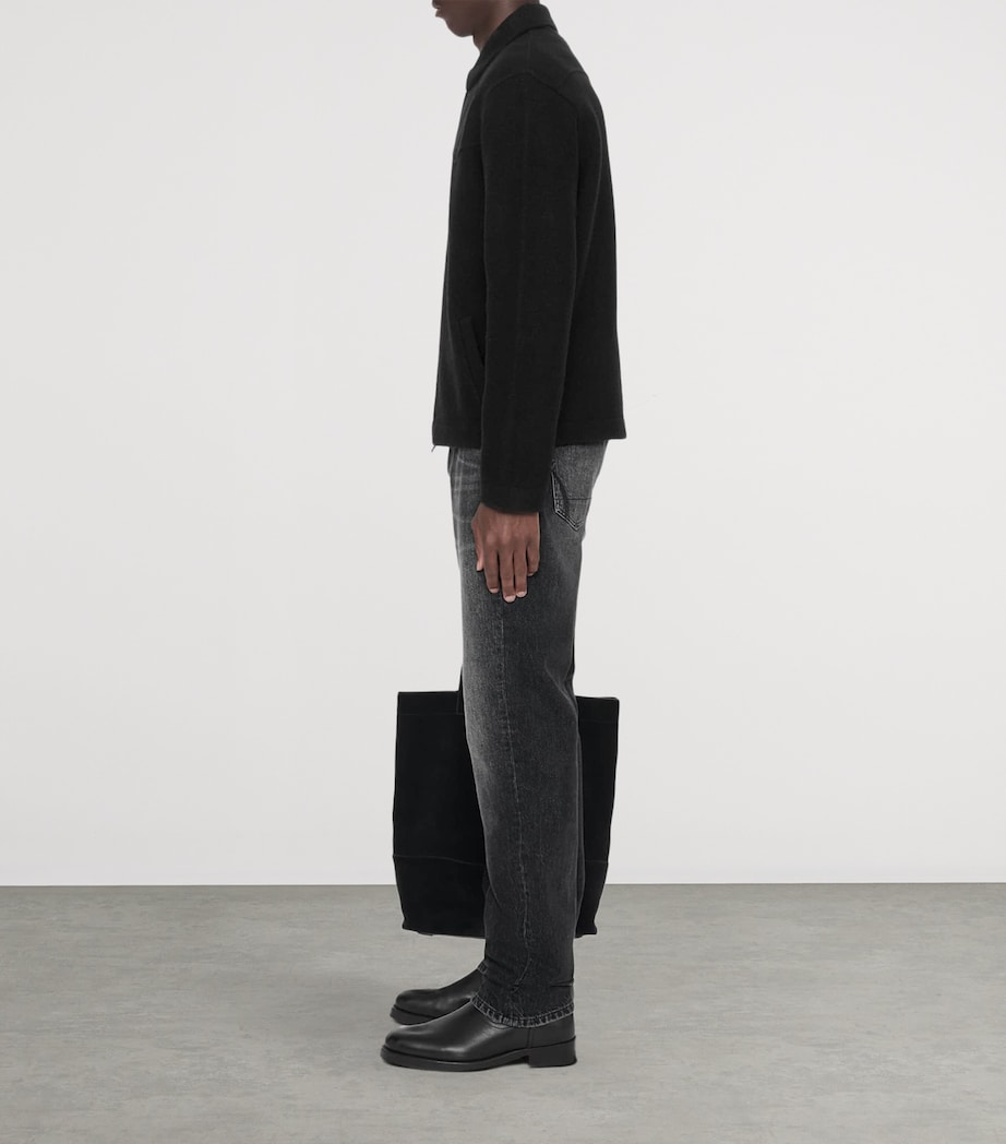 AllSaints Mens Wool Marko Jacket Black Image 8