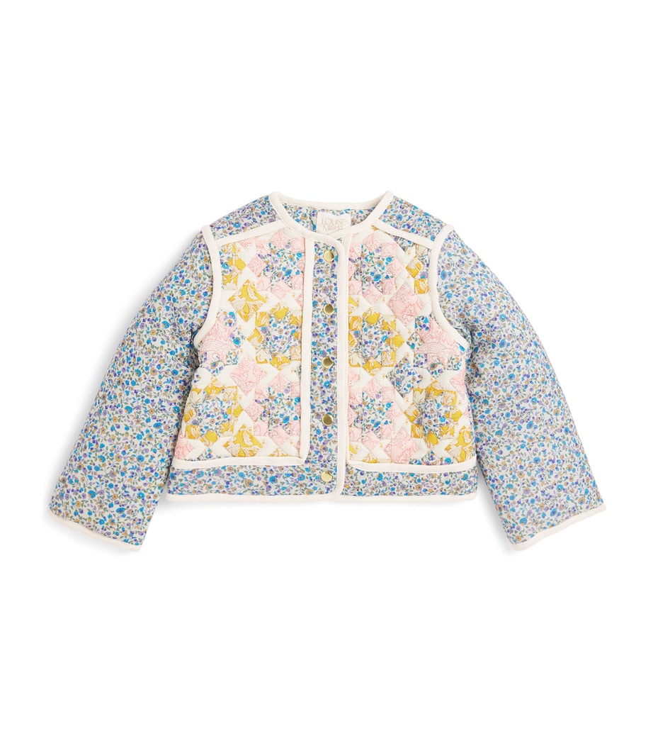 Cotton Batiste Quilted Orishane Jacket (4-12 Years) MULTI STAR PATCHWORK Image 1