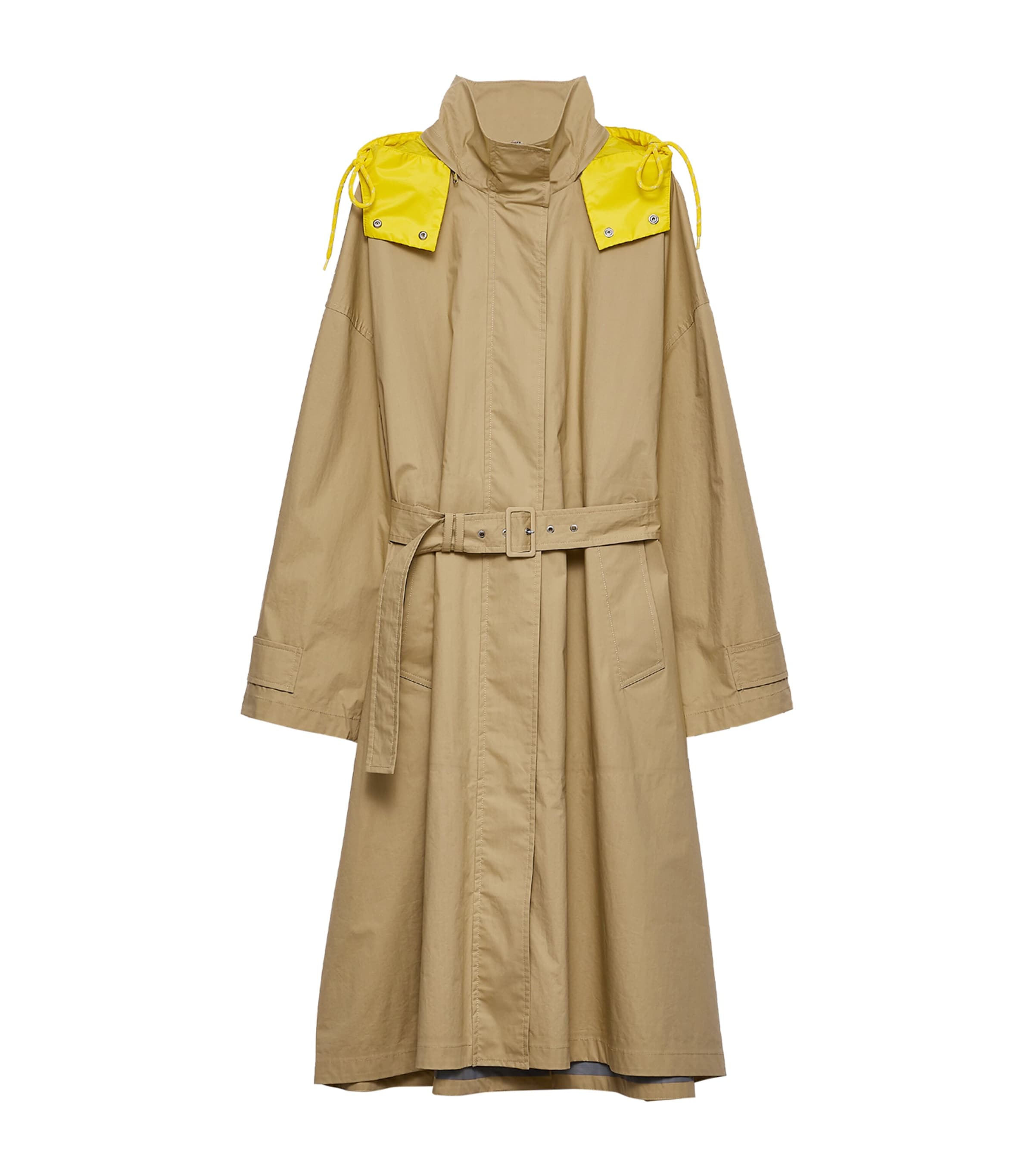 Cotton Belted Trench Coat F0241 Image 1