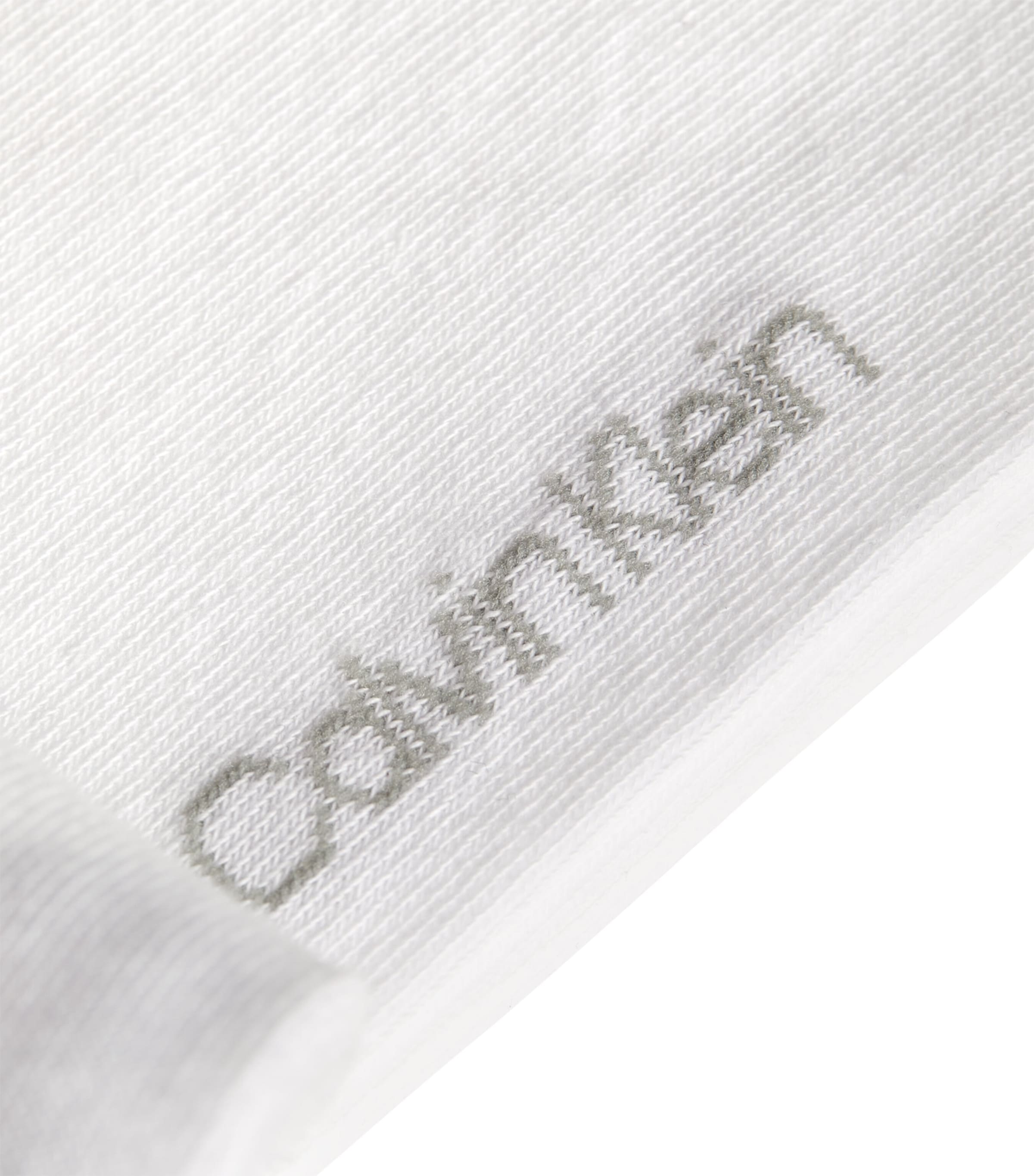 Logo Sneaker Socks (Pack of 3) 002/WHITE Image 2