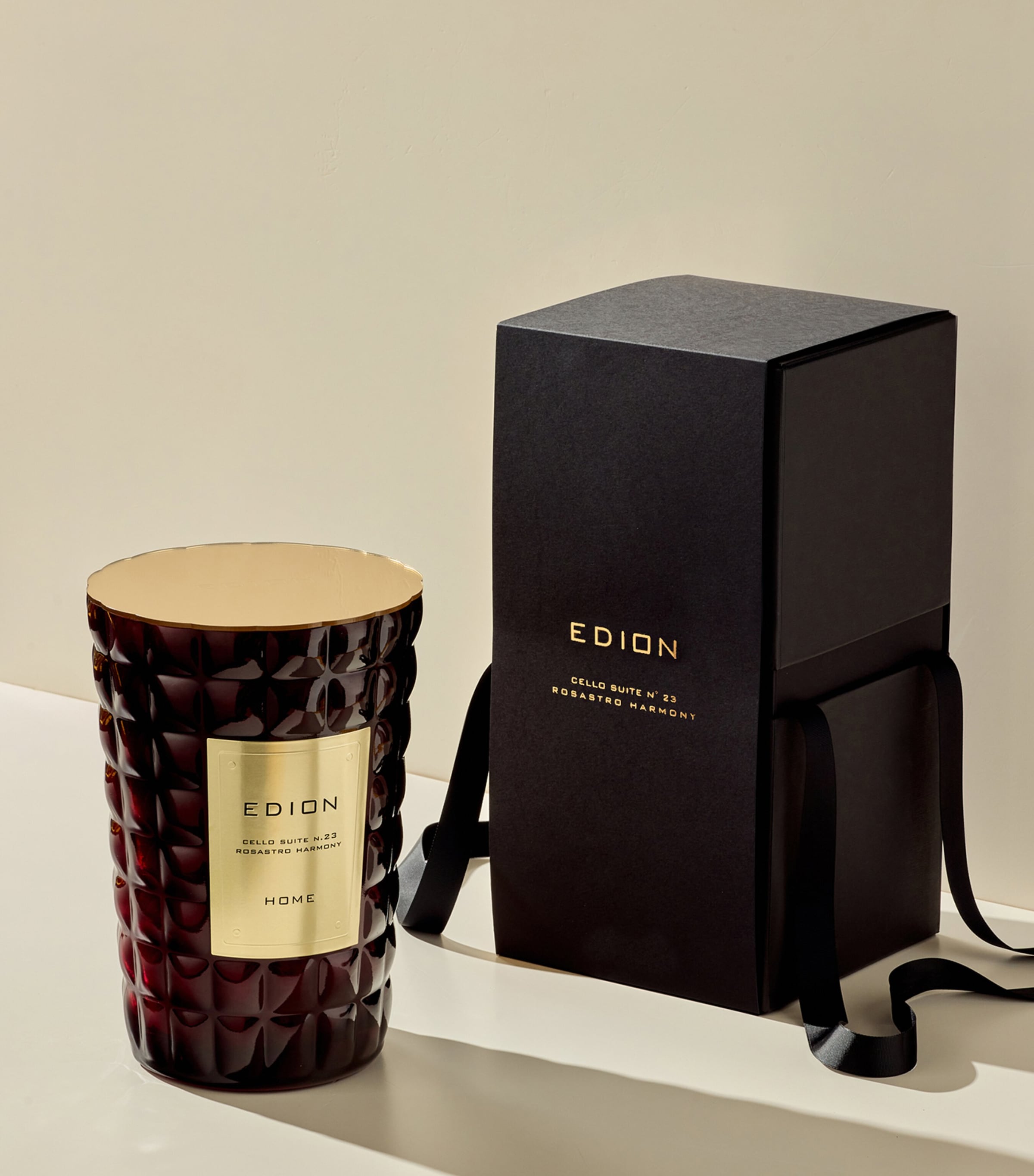 EDION Cello Suite No.23 Rosastro Harmony Candle (4kg) Burgandy Image 2