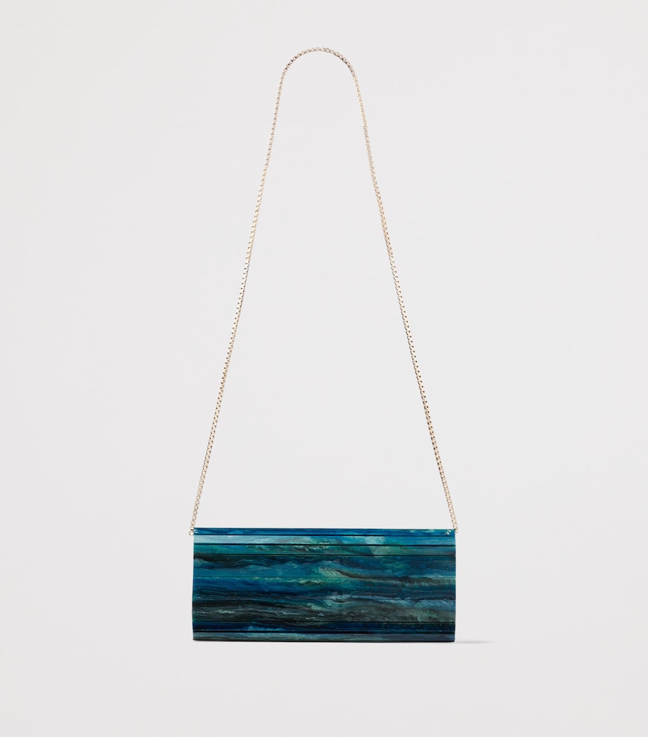 Marble-Effect Sweetie Clutch Bag EMERALD Image 3