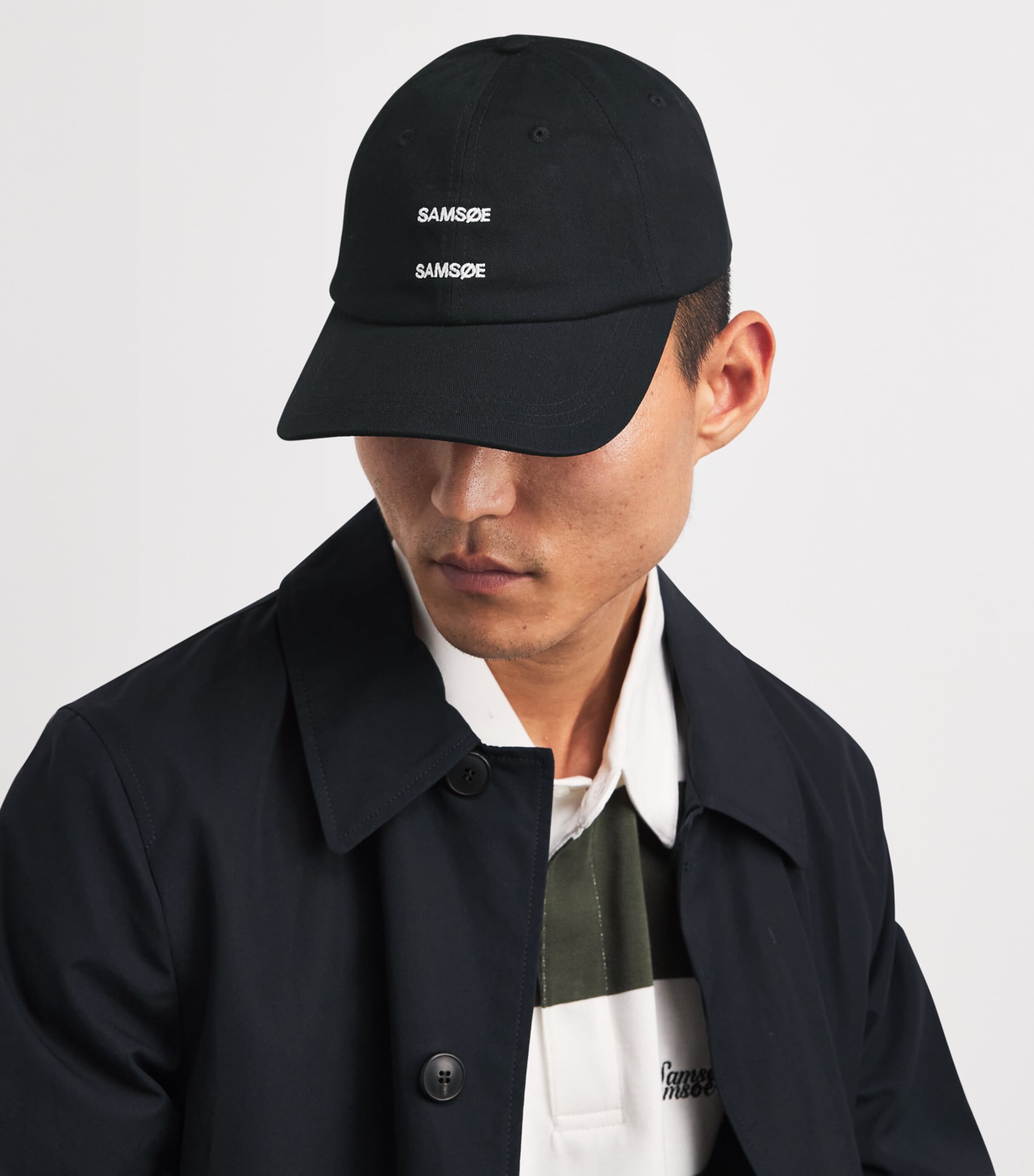 Samsøe Samsøe Organic Cotton Saaddie Cap Black Image 2