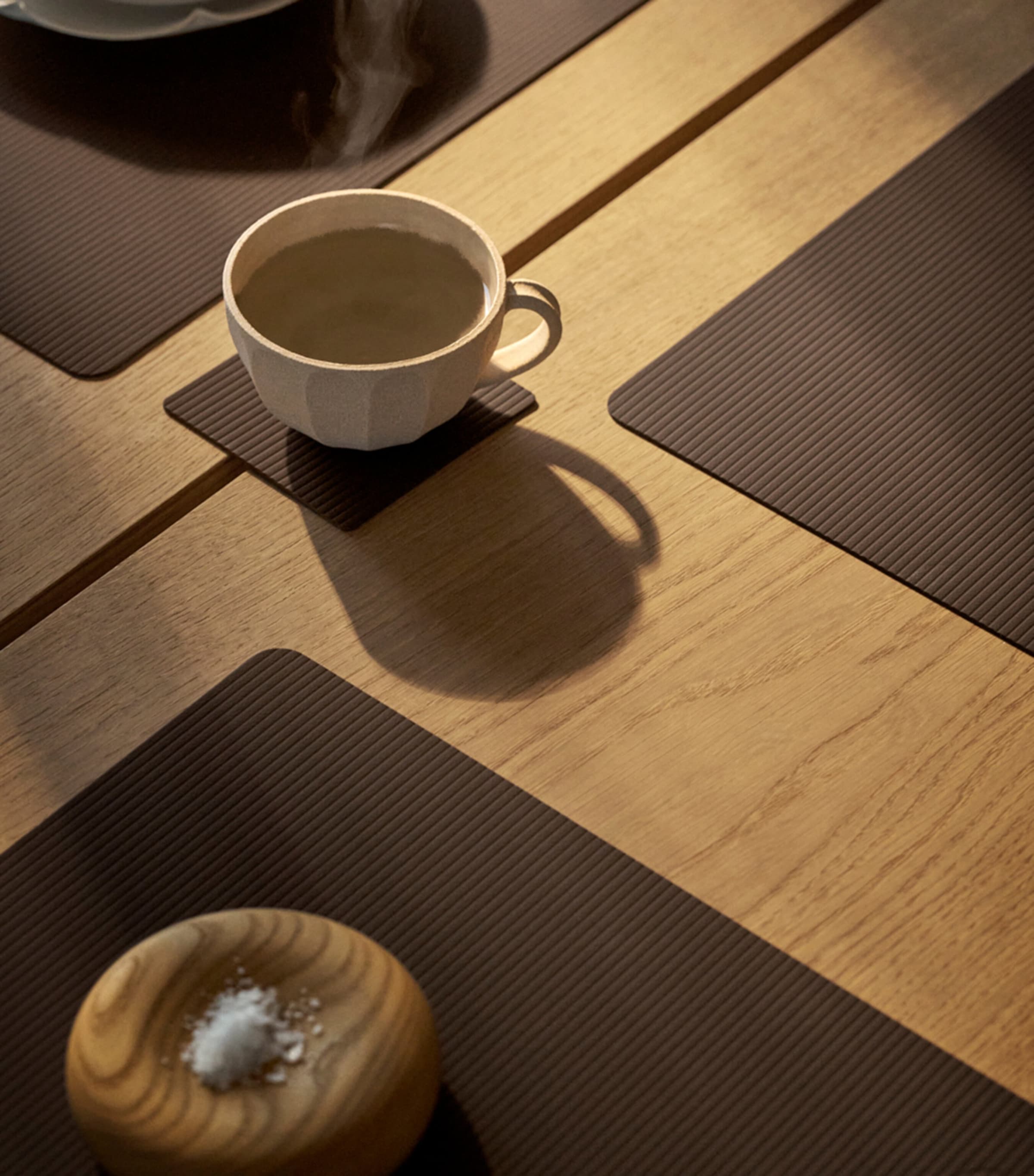 Square Corduroy Coasters (Set of 4) HAZEL Image 3