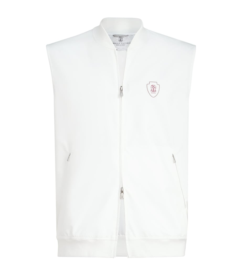 Brunello Cucinelli Mens Water-Resistant Gilet Image 1
