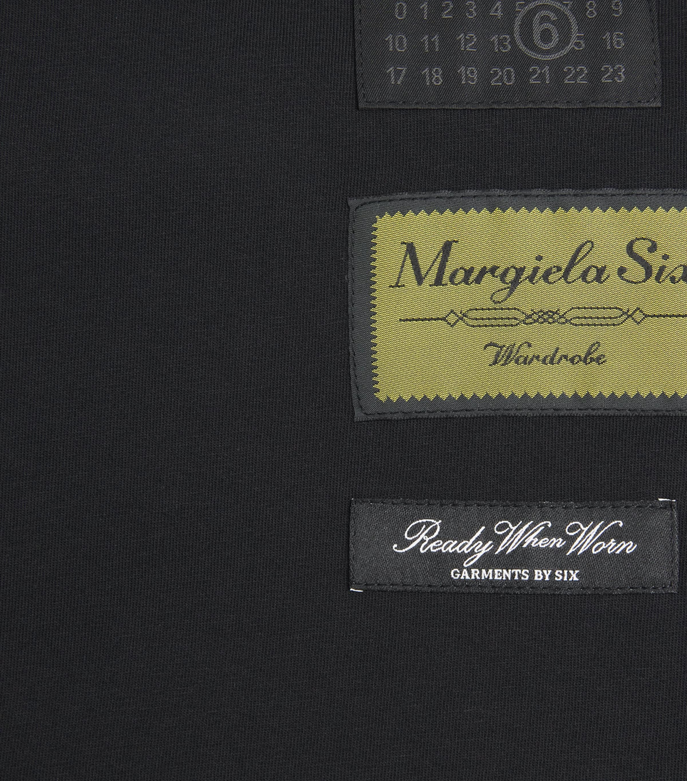 Cotton Label Appliqué T-Shirt 900 Image 5