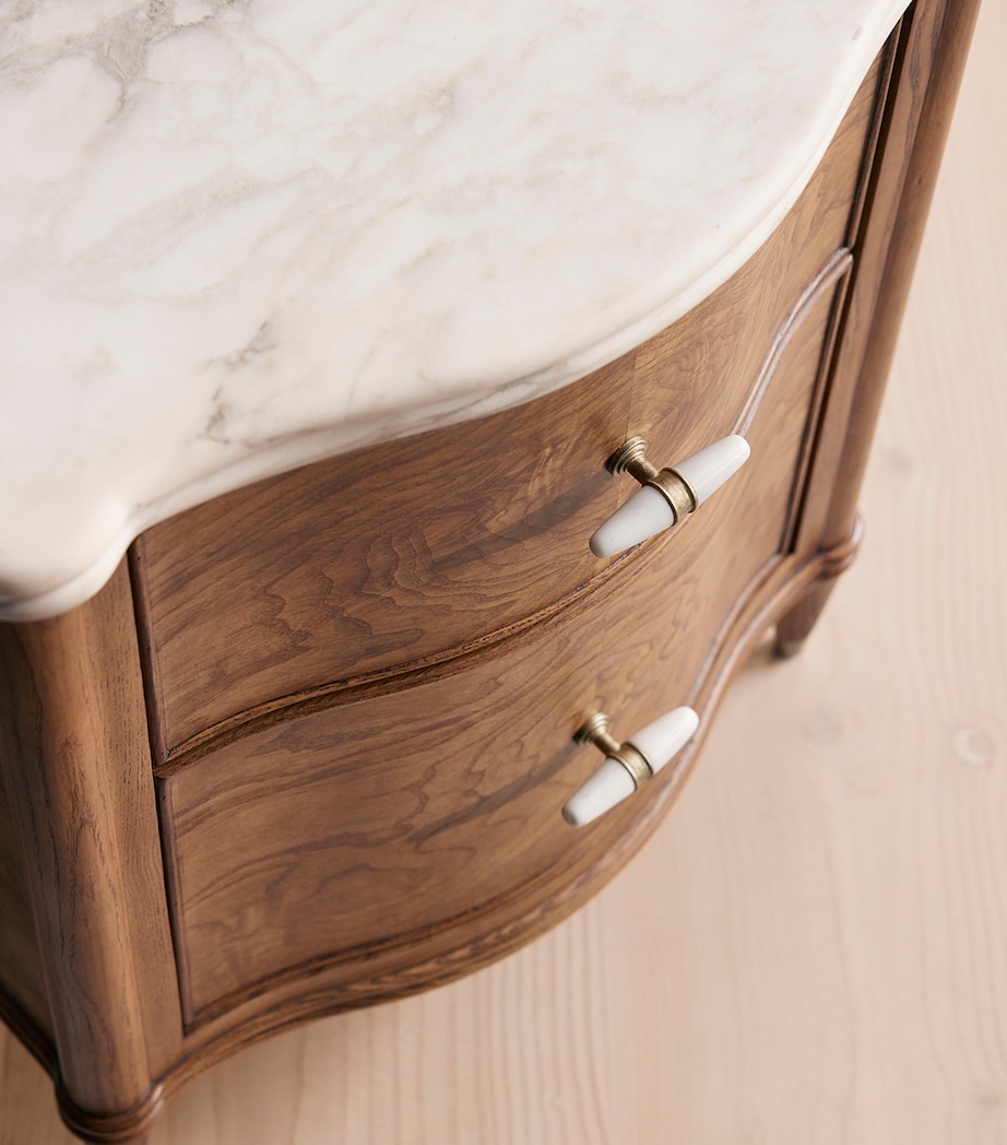Soho Home Valerie Bedside Table Arabescato Image 6