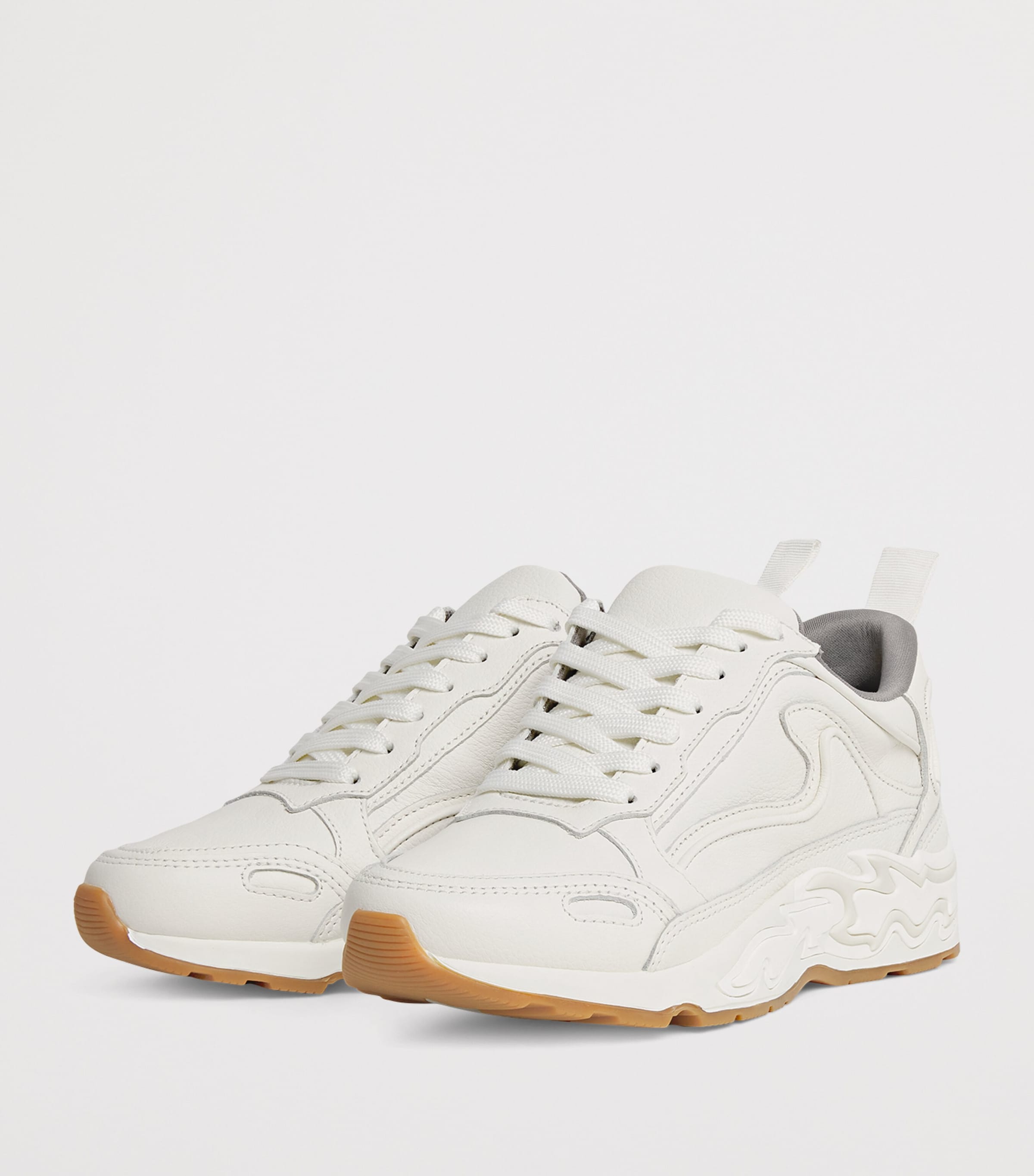 Flame Sneakers WHITE Image 3