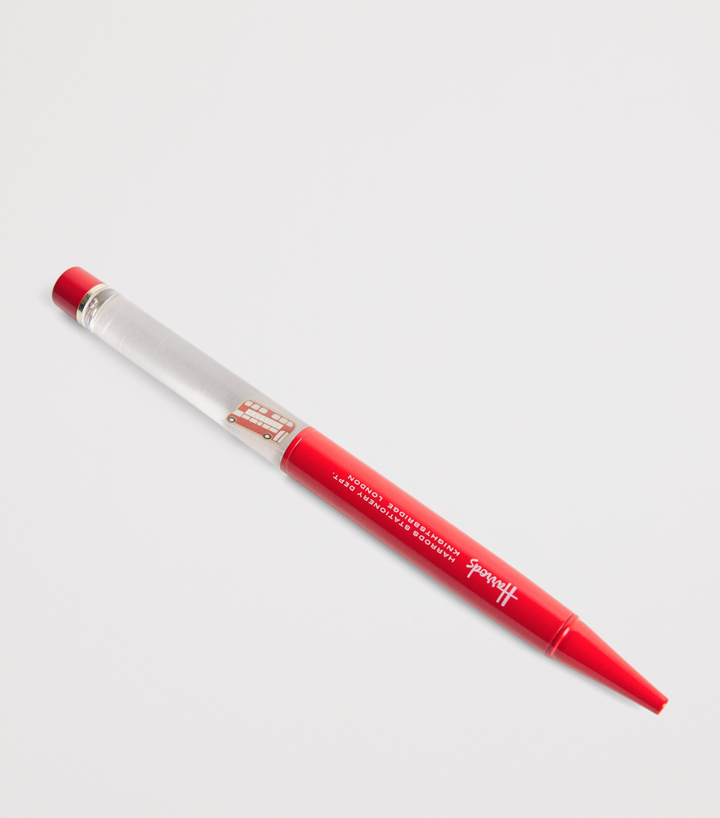 Harrods Floating Red Bus Pen Red Image 2