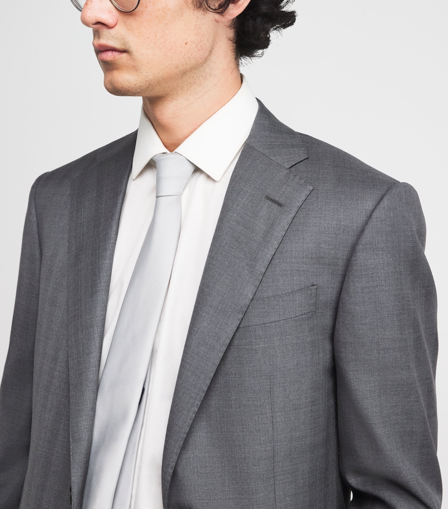 Virgin Wool Academy 2-Piece Suit 016 GREY MELANGE Image 6