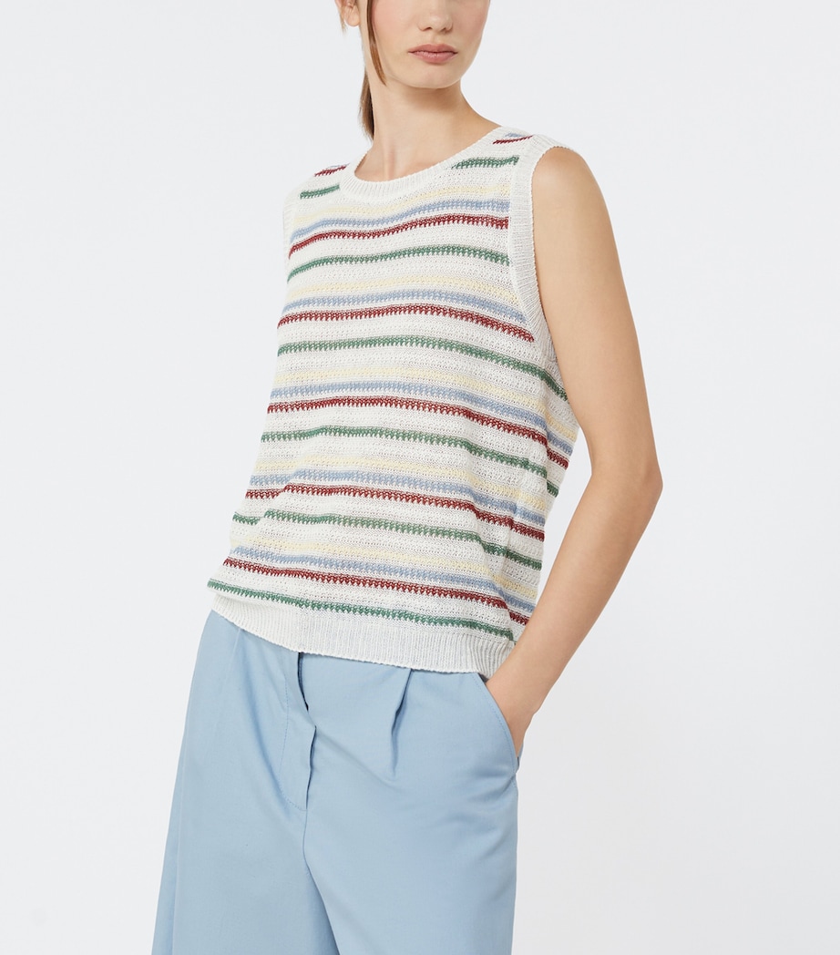 Linen Sweater Vest MULTICOLOUR Image 2