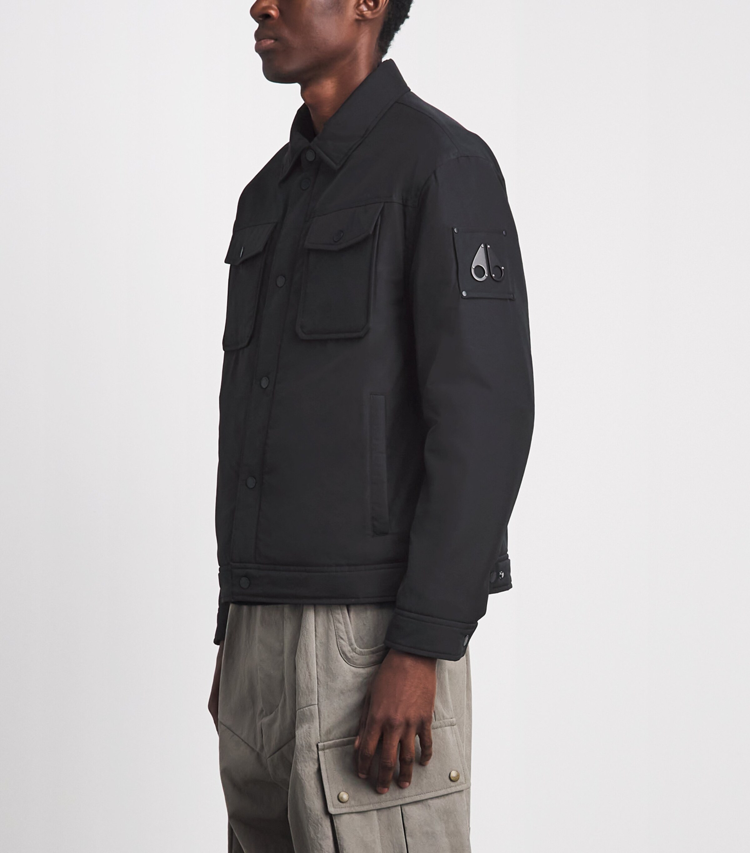 Moose Knuckles Mens Jacques Bunny Jacket Black Image 4