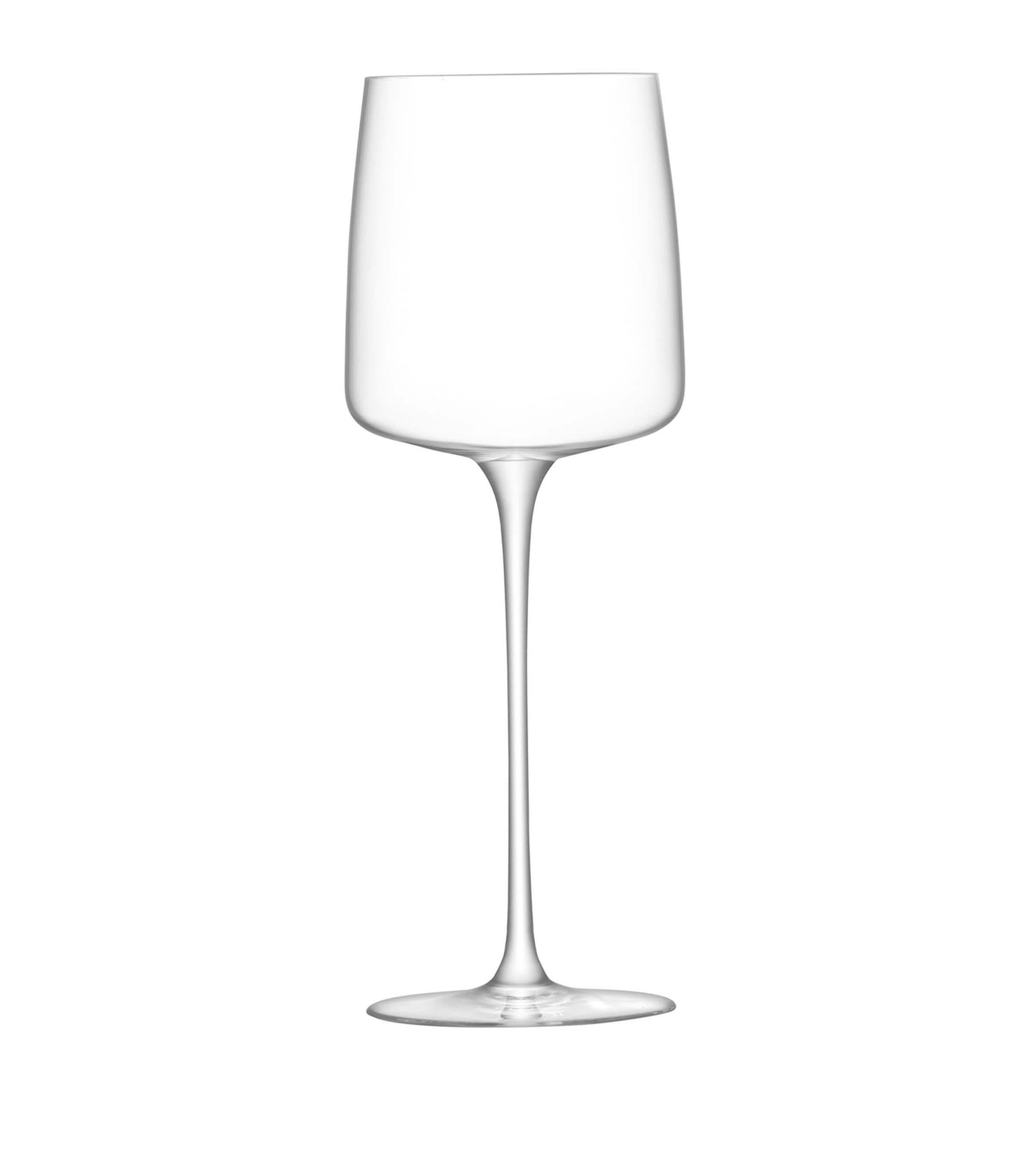 Shop Lsa International Set Of 4 Metropolitan White Wine Glasses In Clear