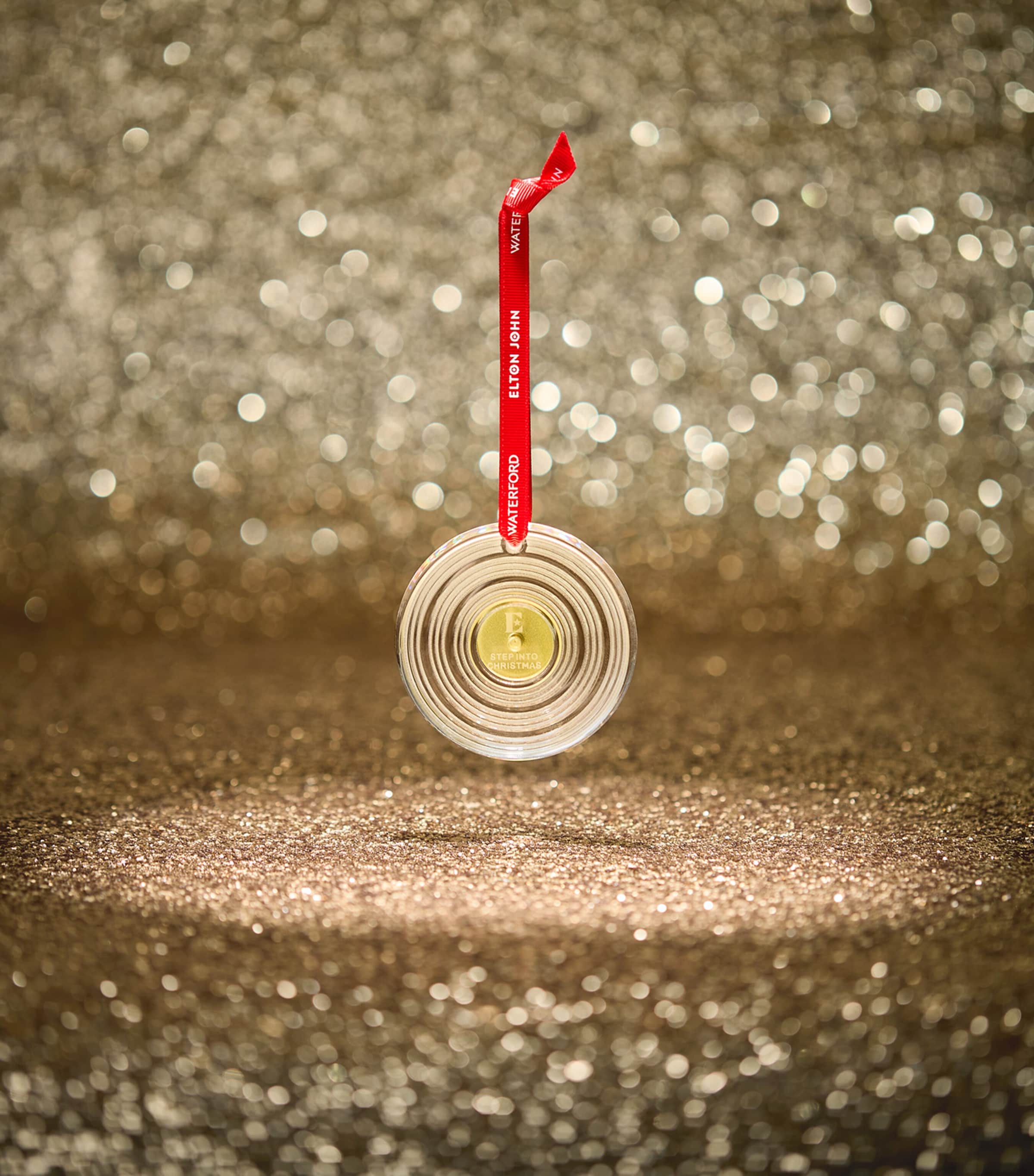 Elton John Vinyl Ornament CLEAR Image 2