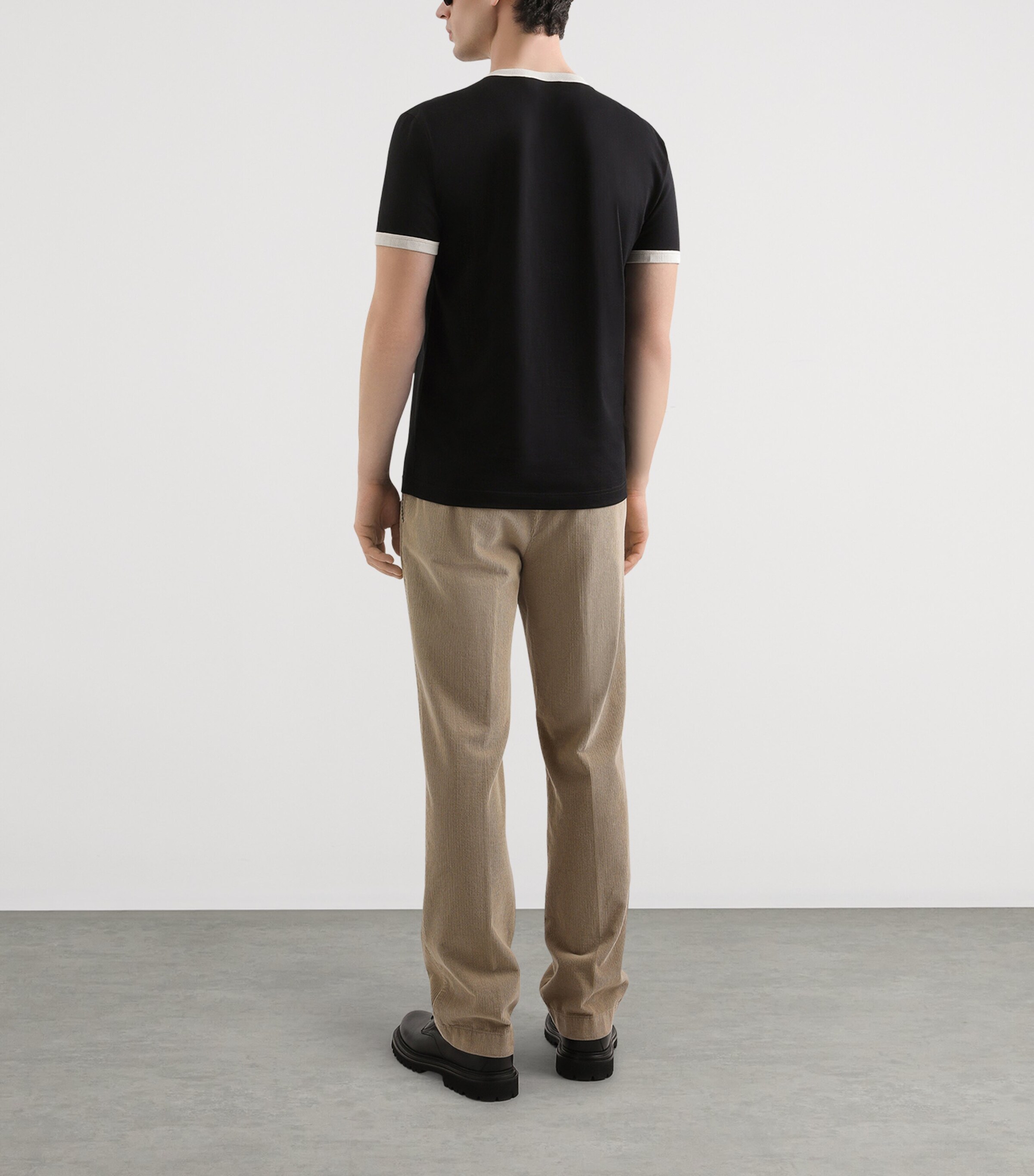 Corduroy Trousers M0131-BEIGE Image 5