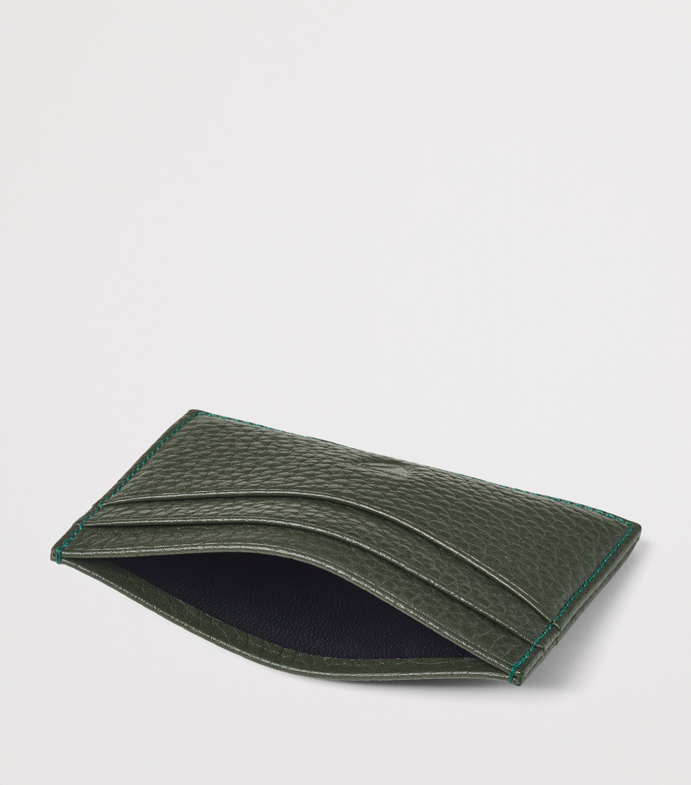 Leather Slim Card Holder FORESTGREEN Image 3