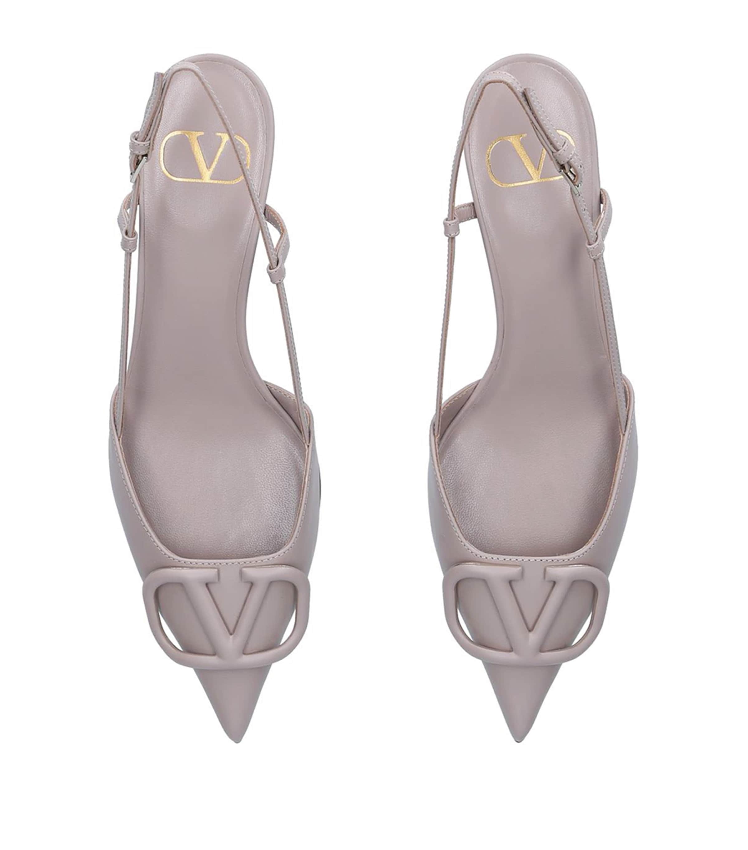 Valentino Garavani Valentino Garavani VLOGO Slingback Pumps 40 Blush Image 5