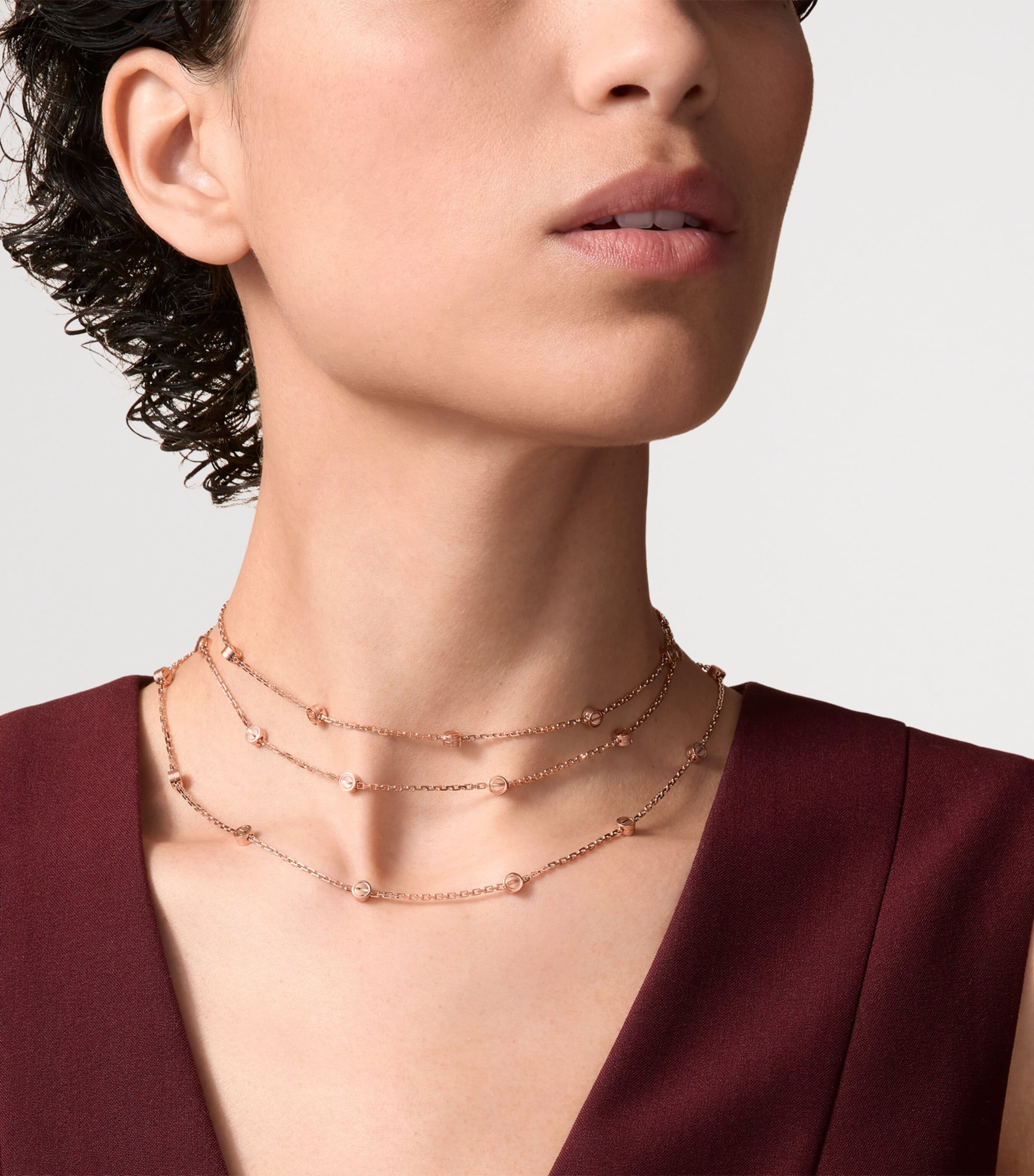 Cartier Rose Gold LOVE Multi-Wear Necklace Rose Gold Image 4