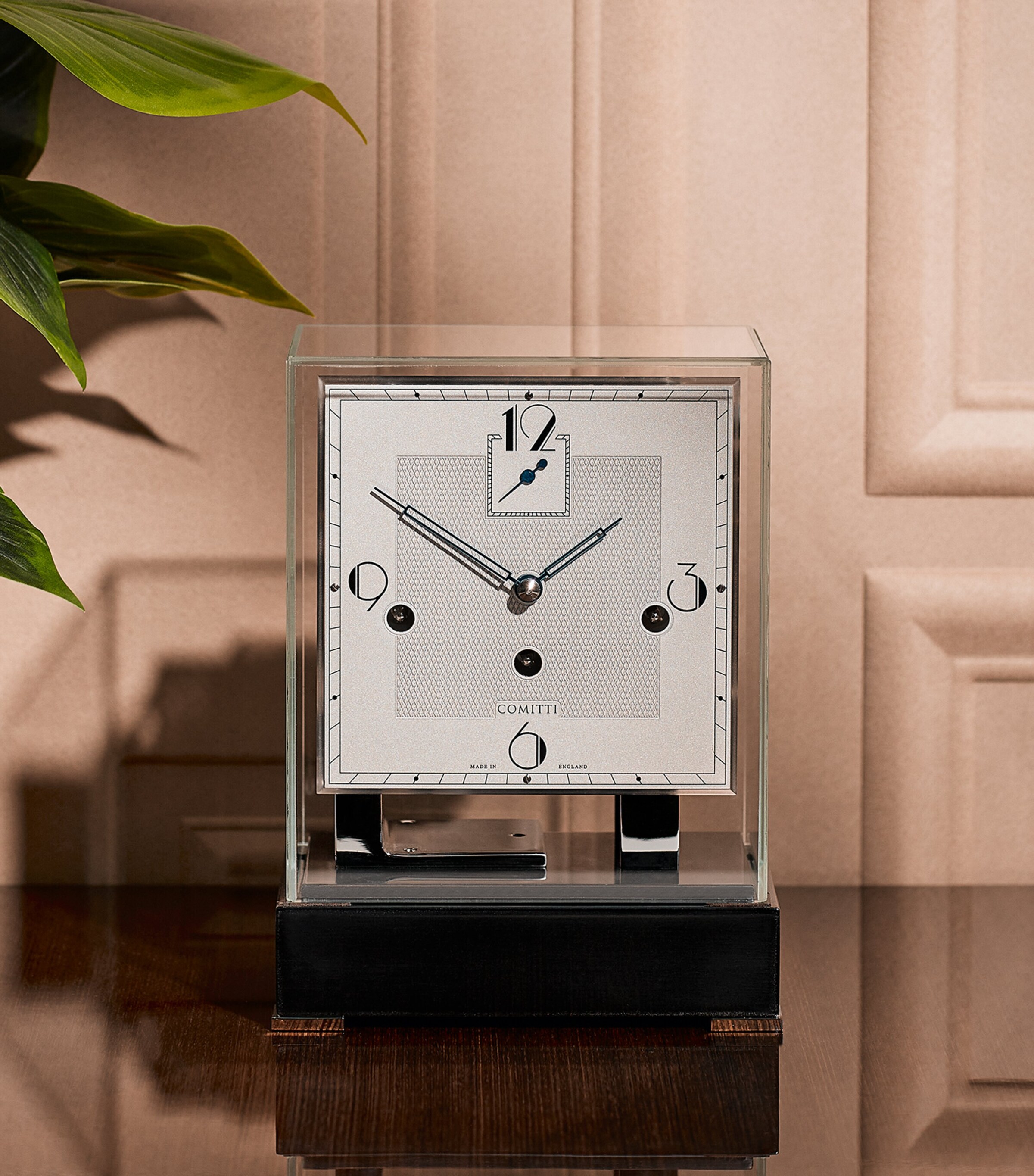 Lacquer The Stratford Mantle Clock BLACK LACQUER Image 4