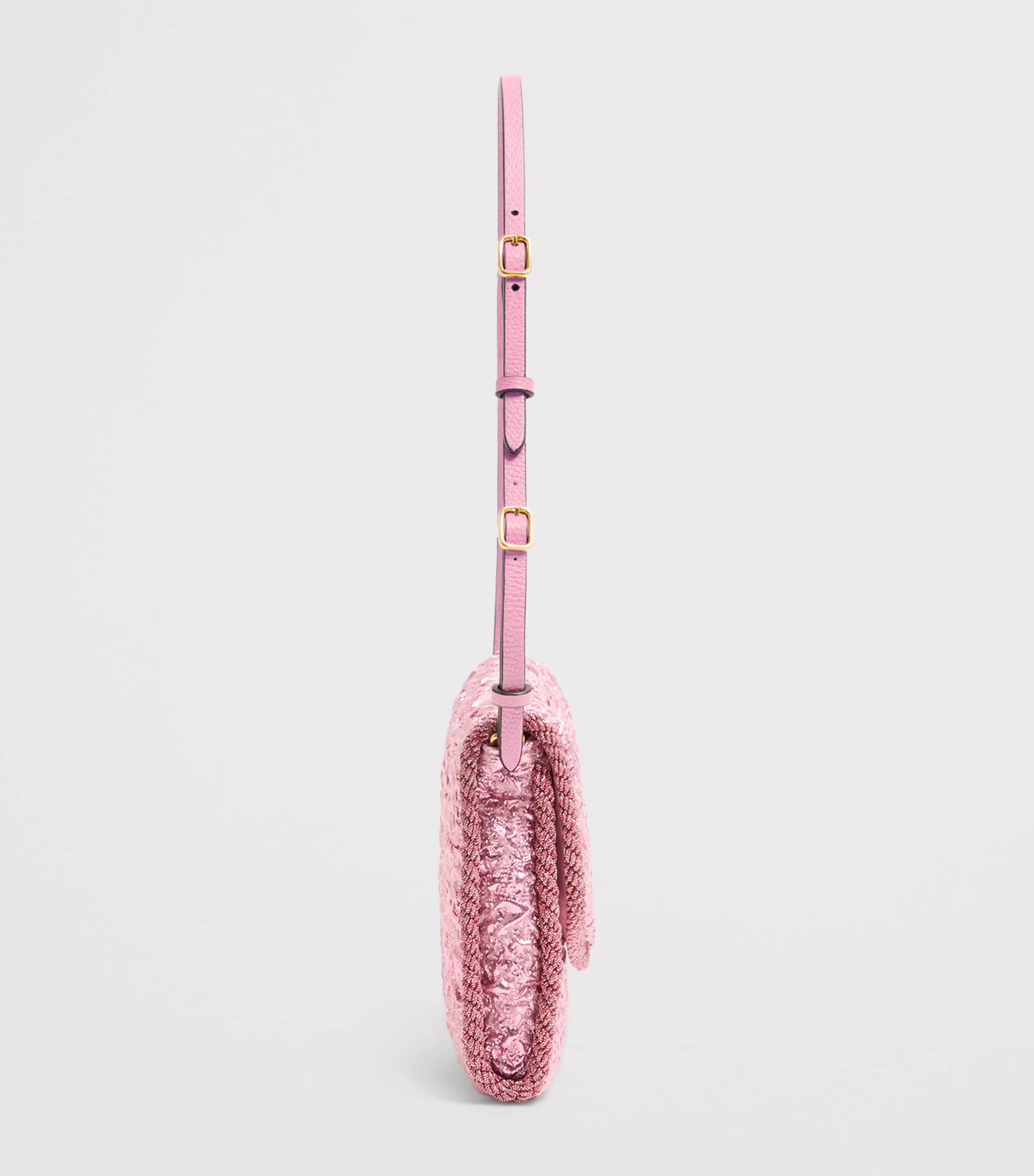 Metallic Vain Soft Shoulder Bag 517 Image 3