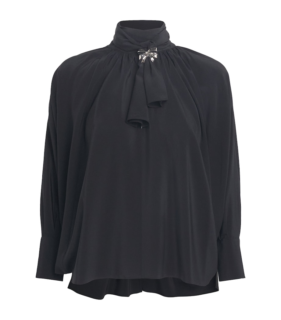 Silk Leonida Blouse BLACK Image 1