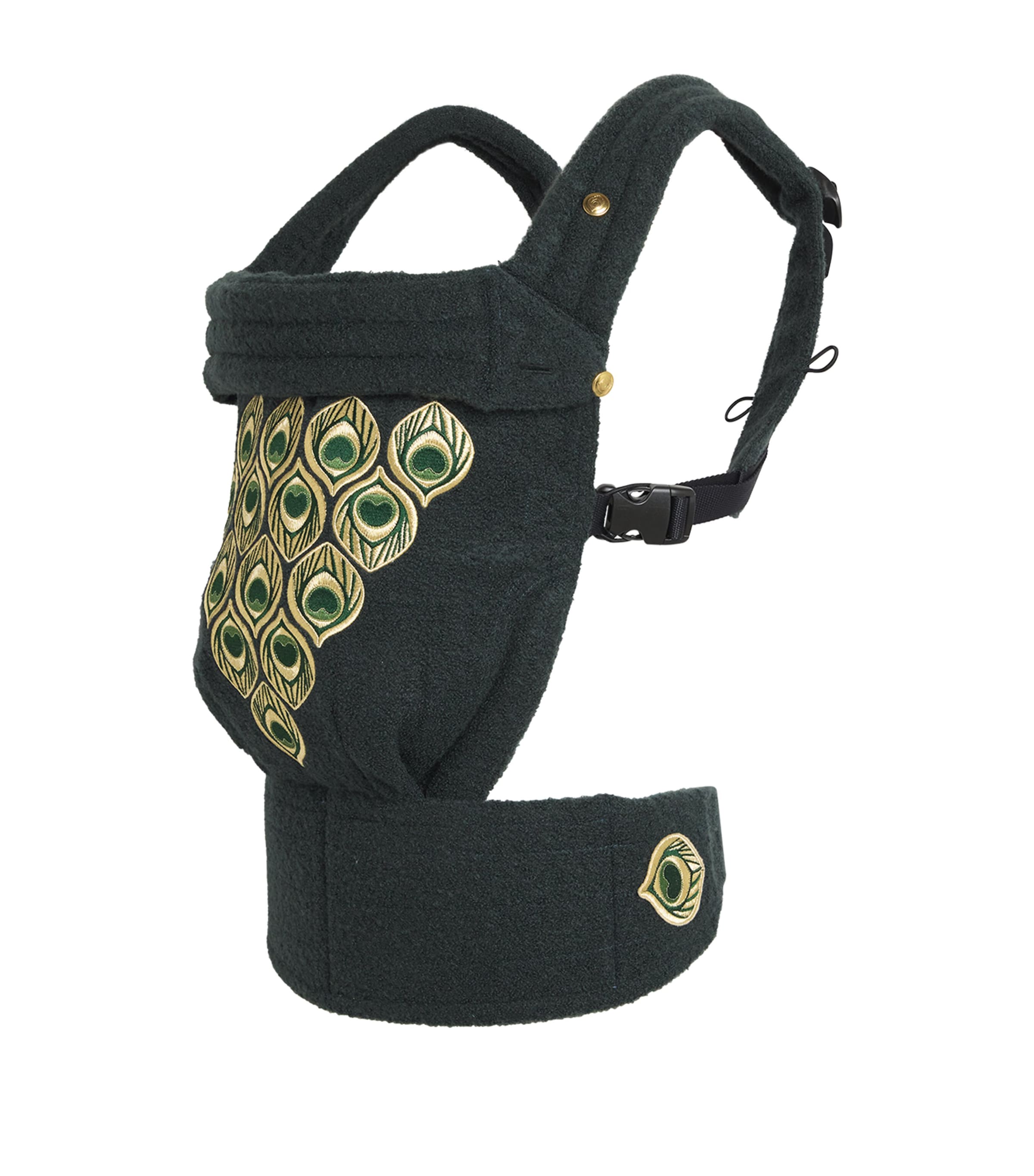 Organic Cotton-Cashmere-Silk Zeitgeist Baby Carrier GREEN Image 1