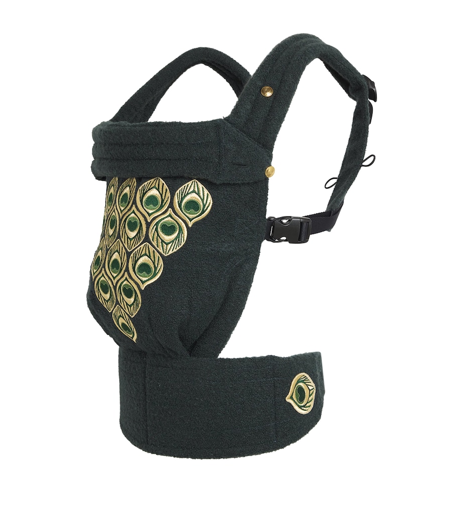 Organic Cotton-Cashmere-Silk Zeitgeist Baby Carrier GREEN Image 1