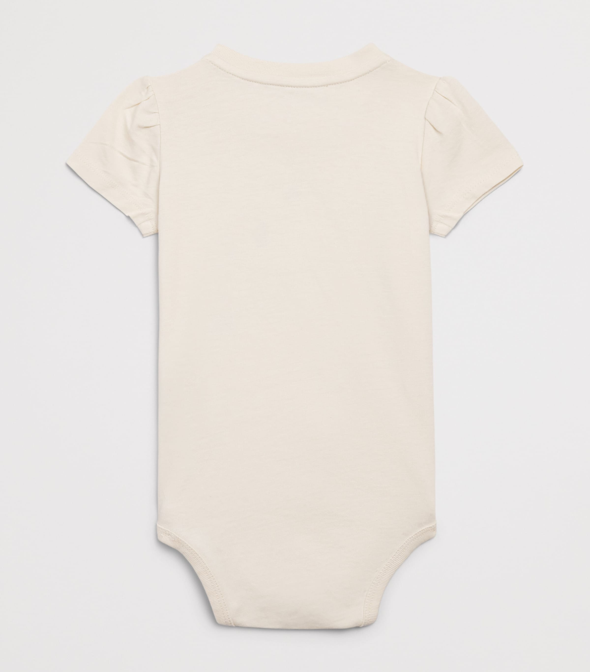 Ralph Lauren Kids Patchwork Bear Bodysuit (3-12 Months) Guide Cream Image 2