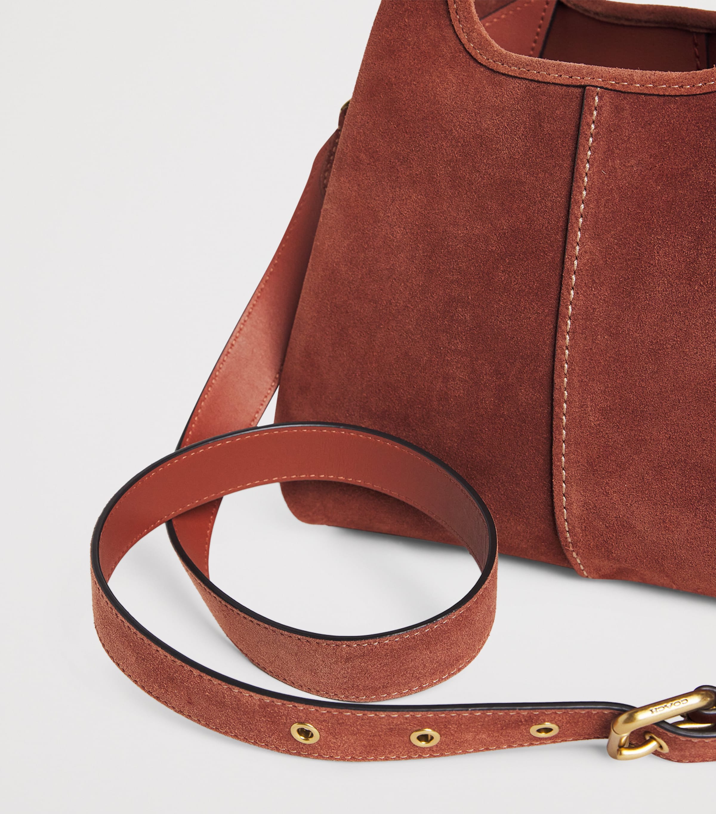 Coach Large Suede Lana 23 Top-Handle Bag Image 5