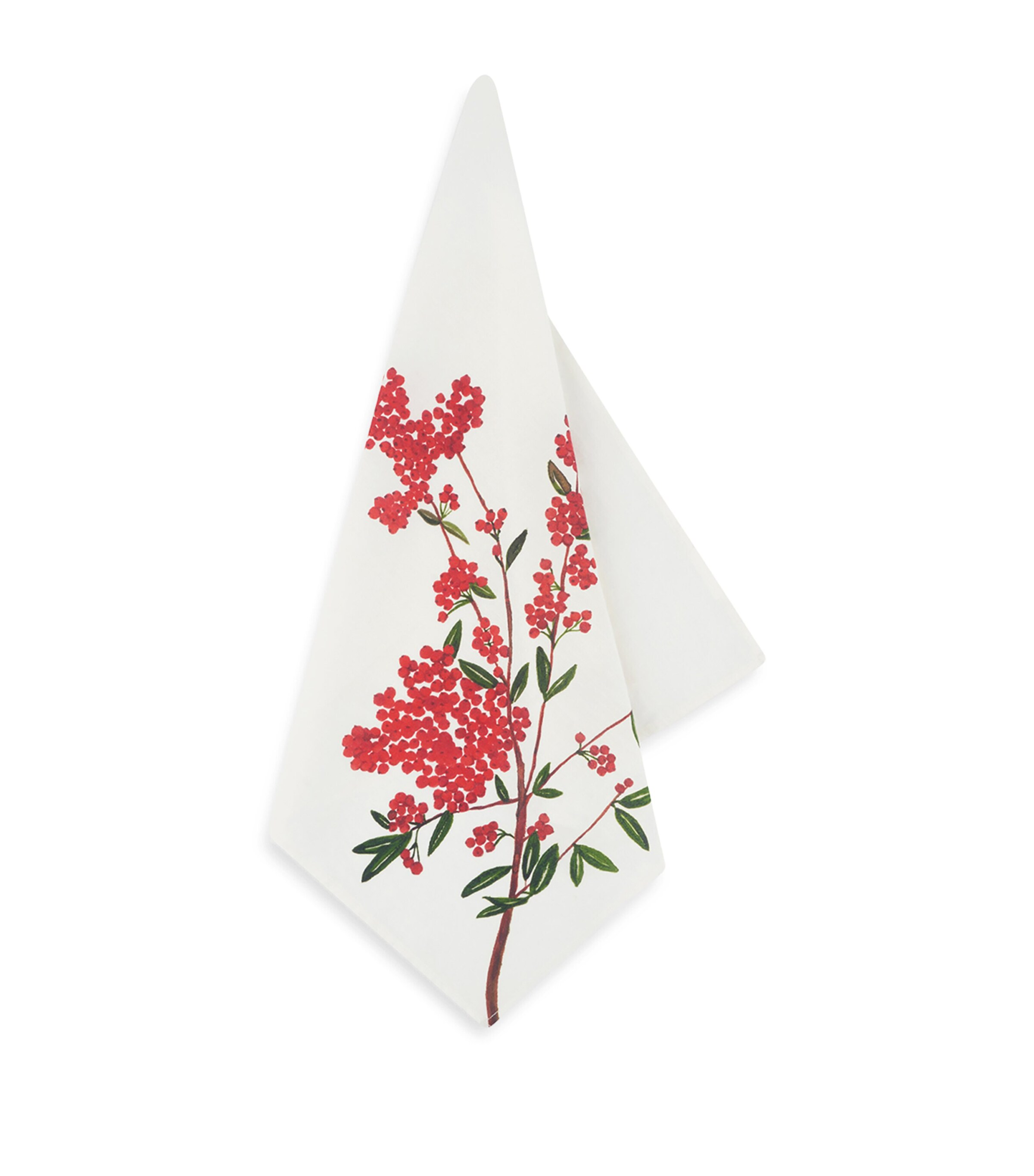 Summerill & Bishop Linen Les Airelles Napkin (50cm x 50cm) Red Image 3