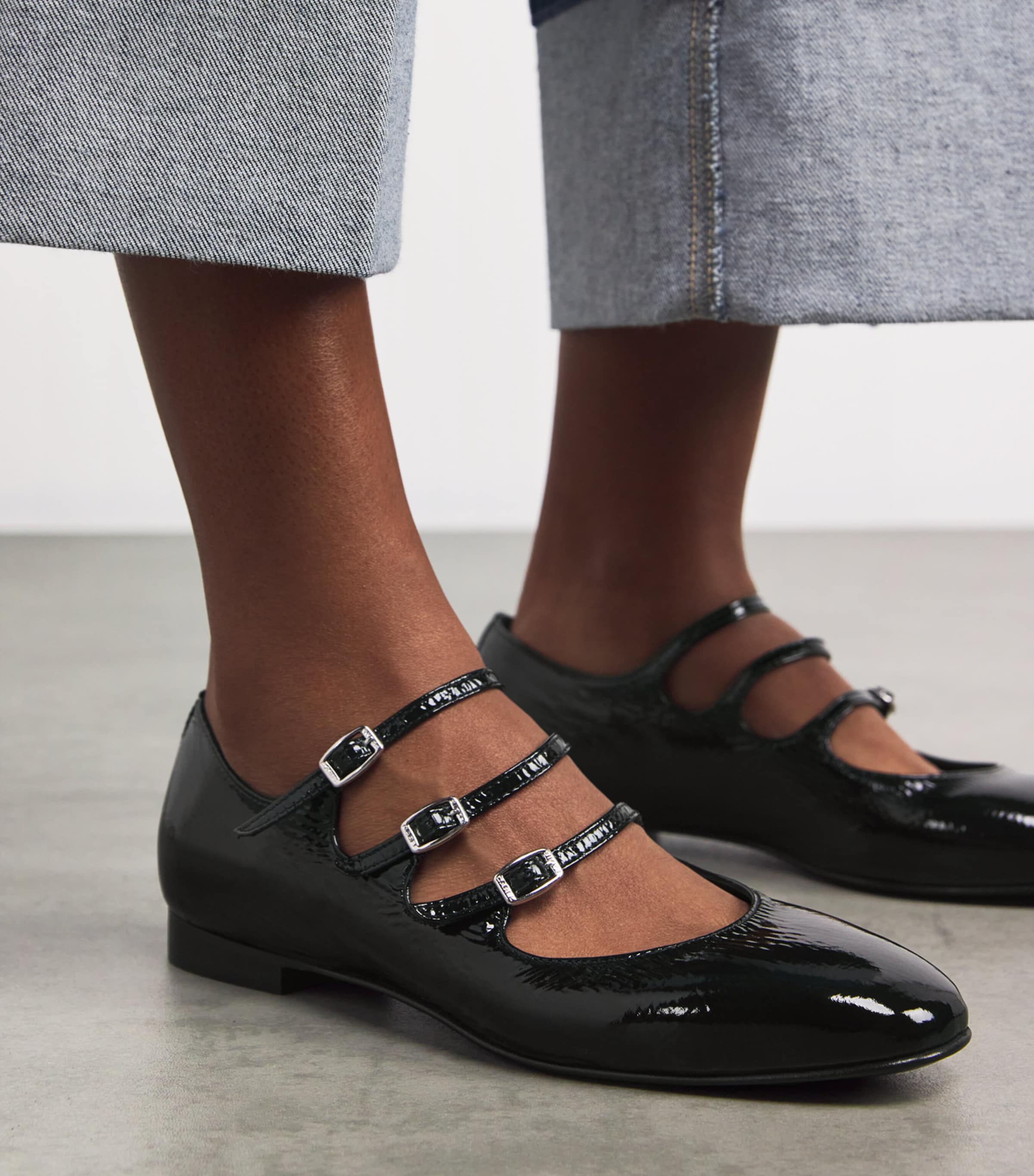 Carel Patent Leather Ariana Ballet Flats | Harrods US