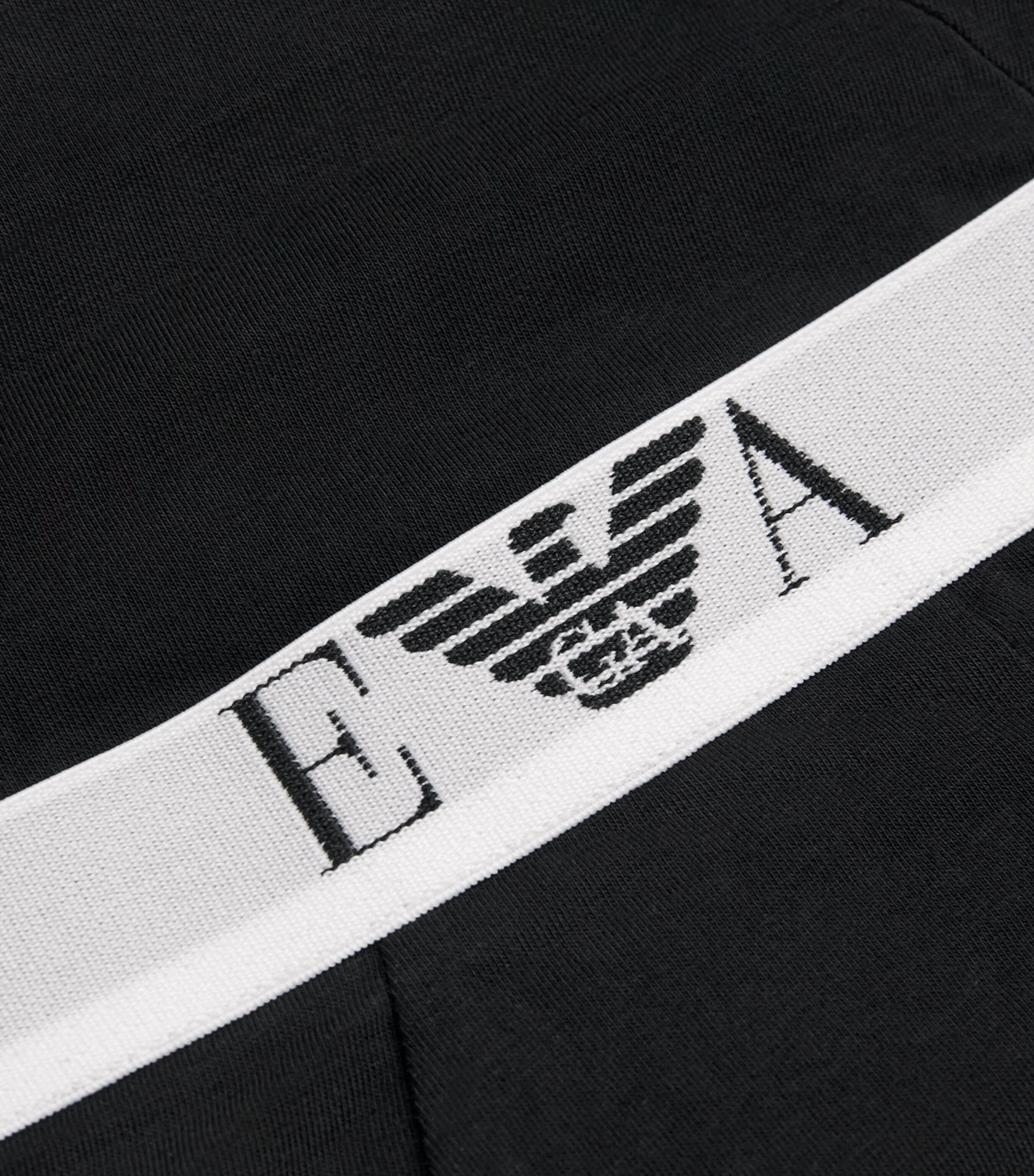 Stretch-Cotton Logo Trunks (Pack Of 3) MC061 BLACK Image 5