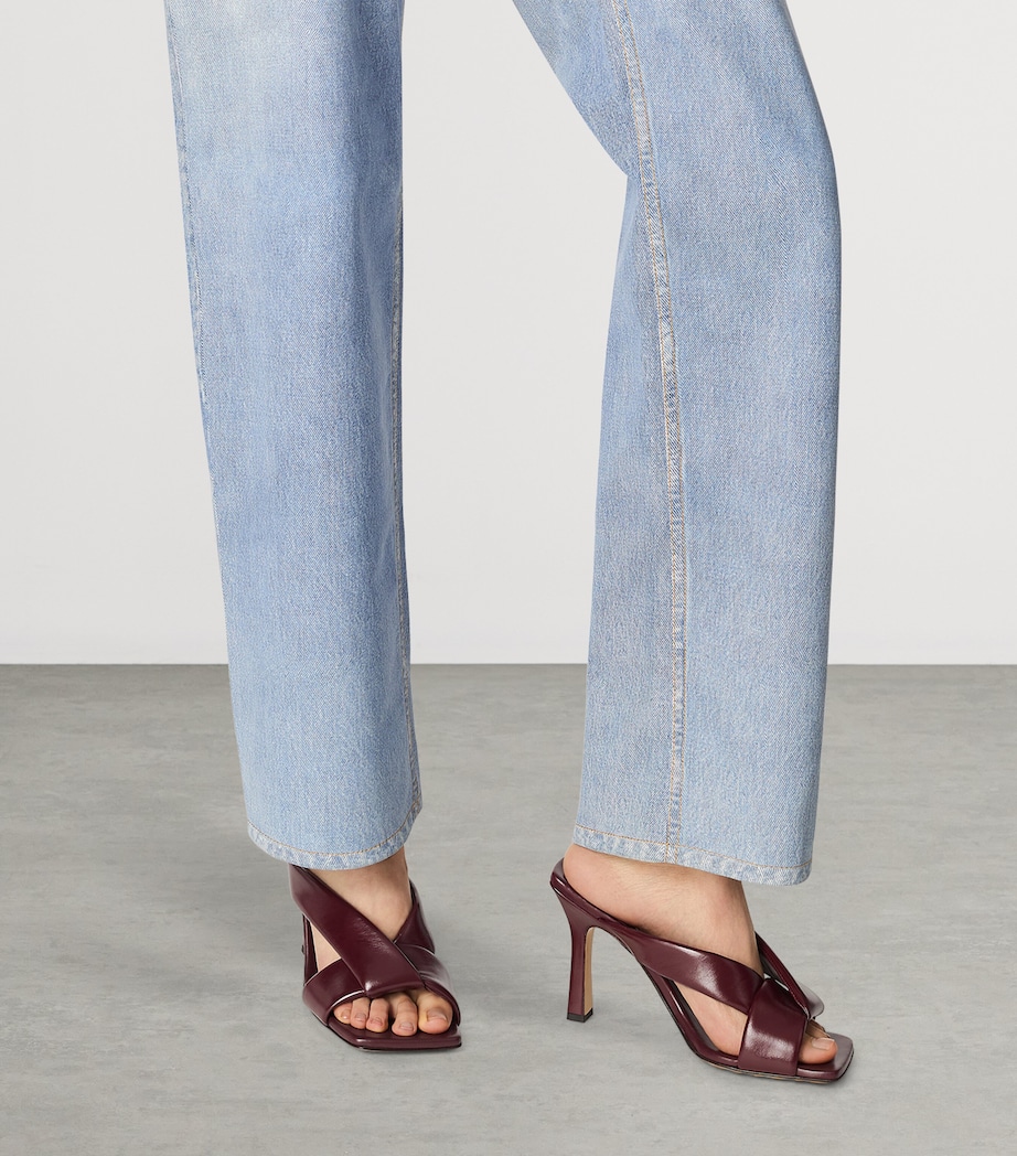Bottega Veneta Leather Riva Mules 90 Image 2